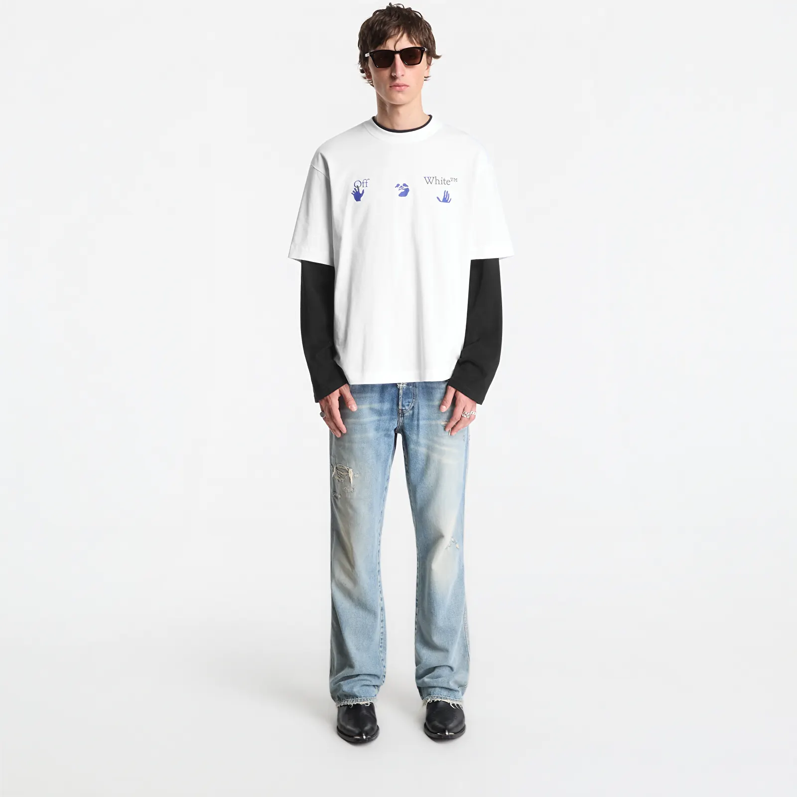 Koszulki Off-White Bacco Arrow Skate S/S Tee UNISEX White