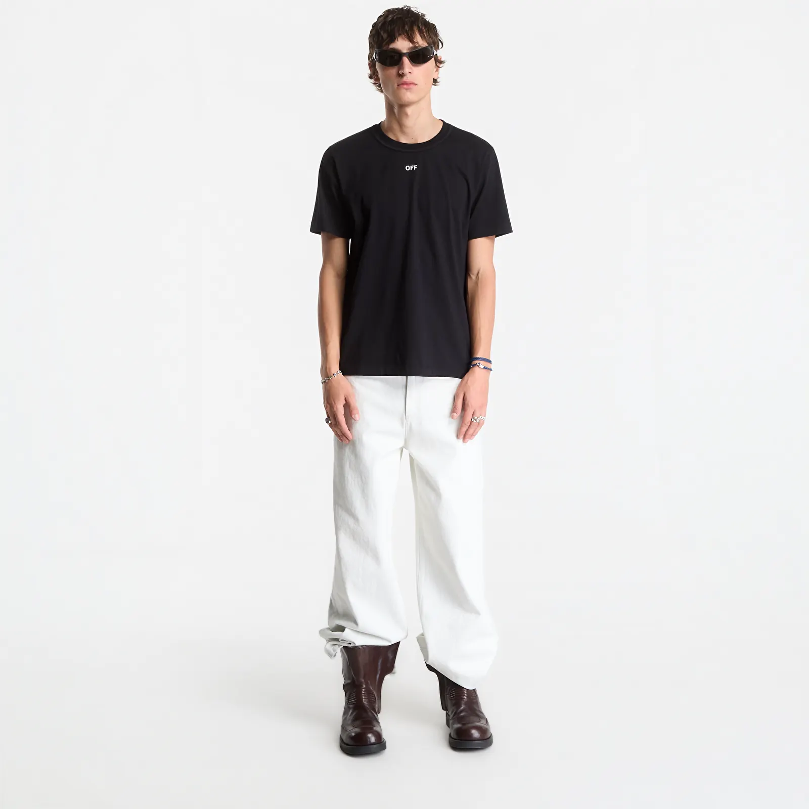 Koszulki Off-White Industrial Half Arrow Regular S/S Tee UNISEX Black