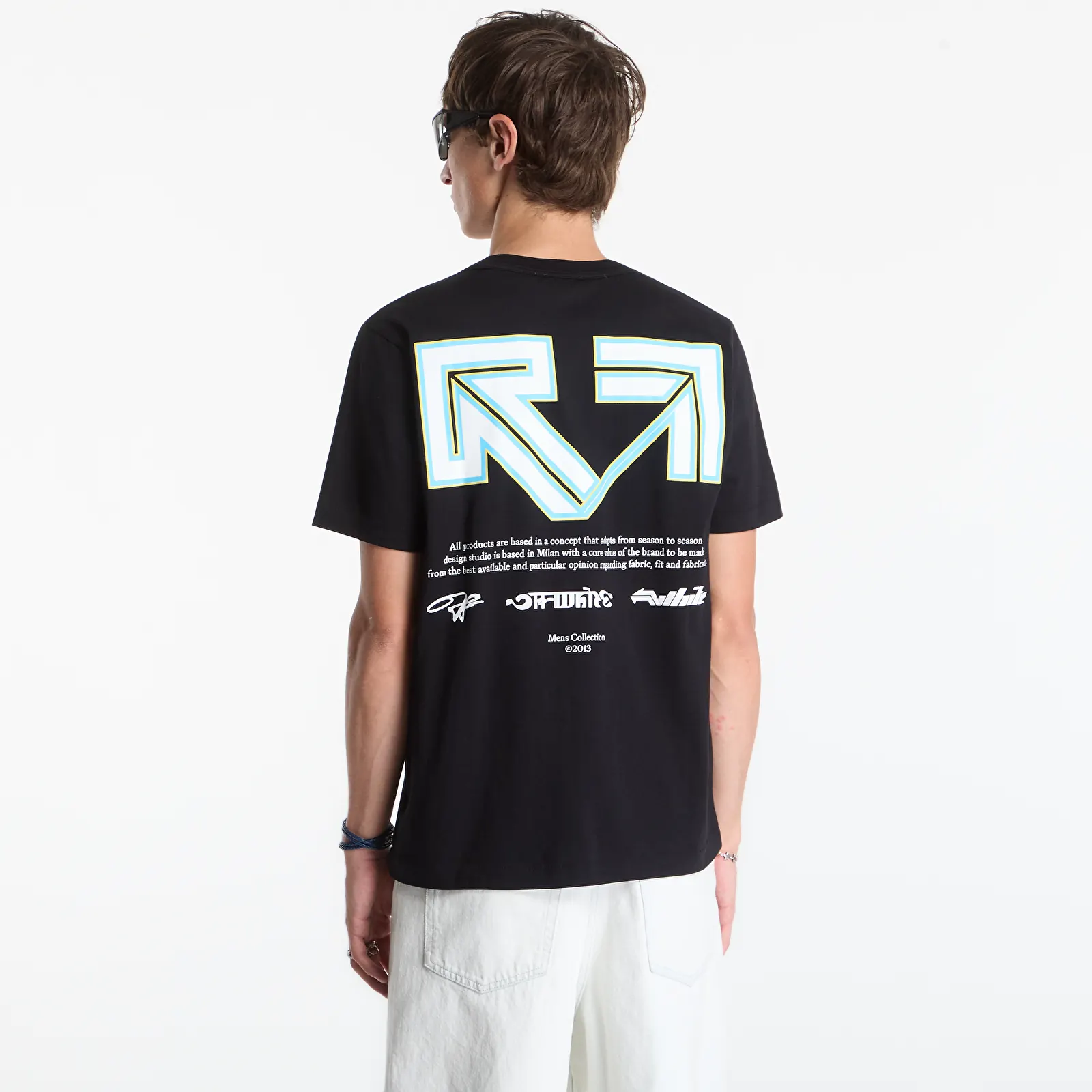 Koszulki Off-White Industrial Half Arrow Regular S/S Tee UNISEX Black