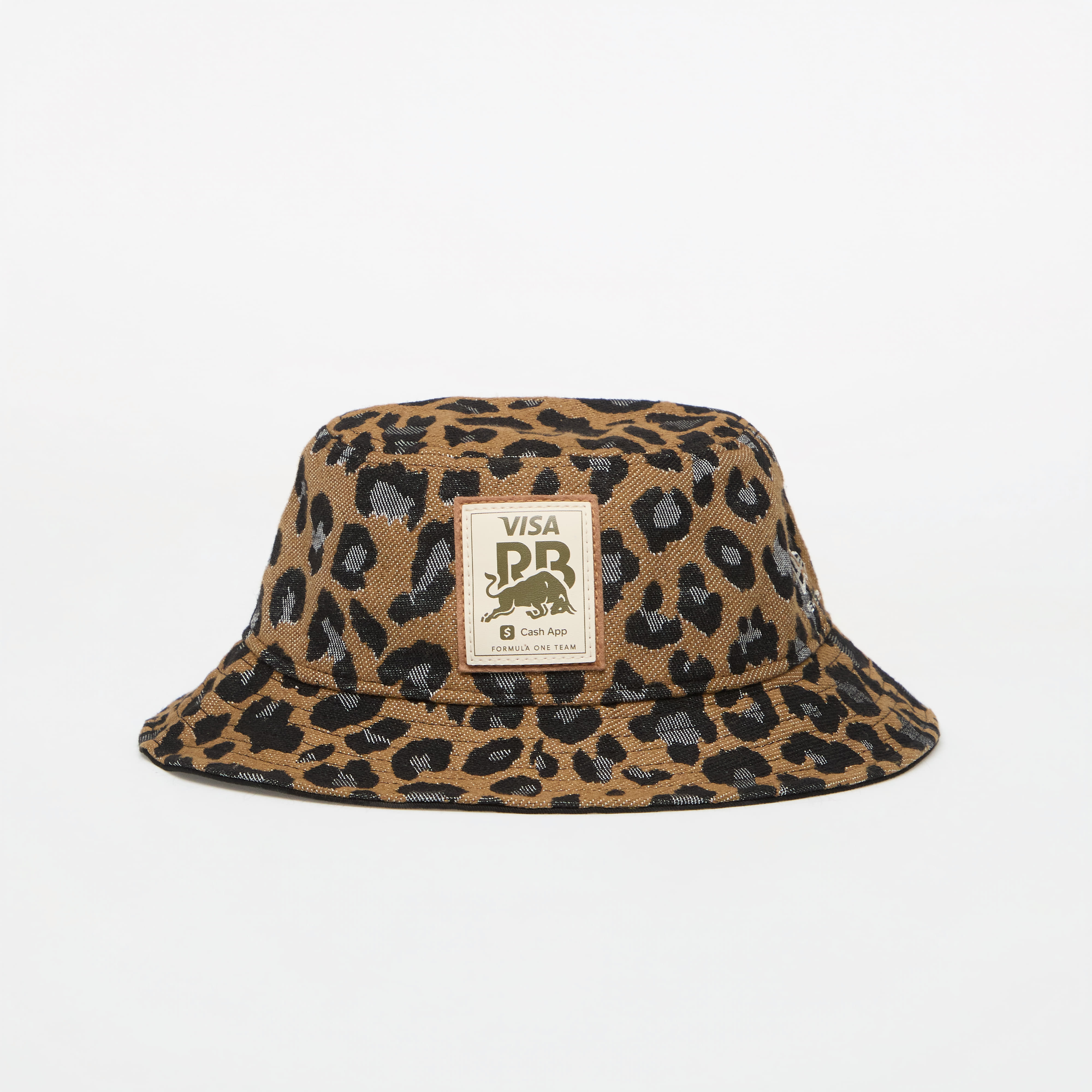 Шапка New Era Bucket Hat VISA CASH APP RACING BULLS Leopard Visa Cash App Racing Bulls Brown S