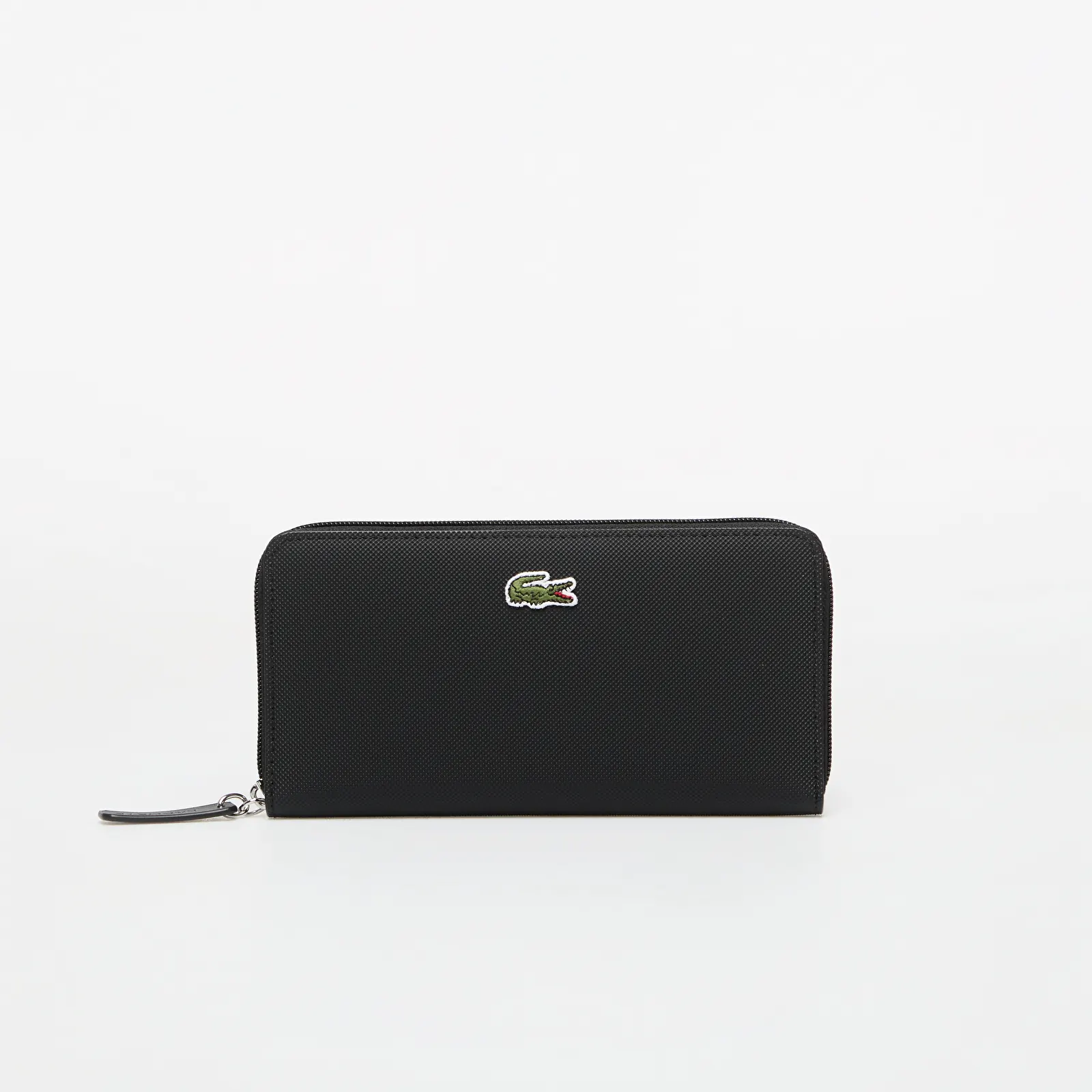 Portfele męskie Lacoste L Zip Wallet Black