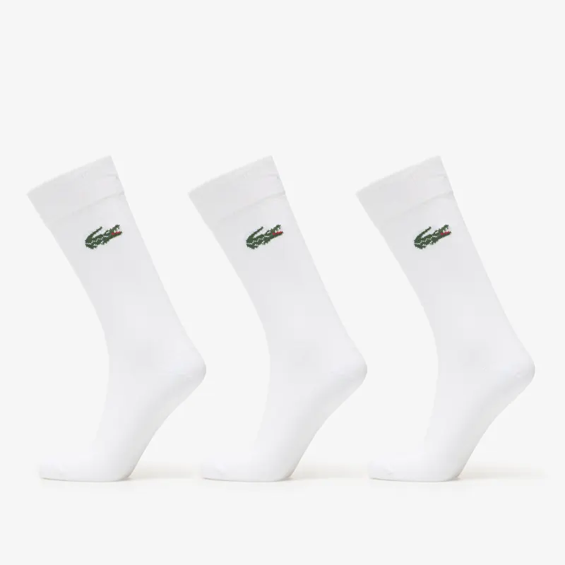 Sokken Lacoste Crew Sock White