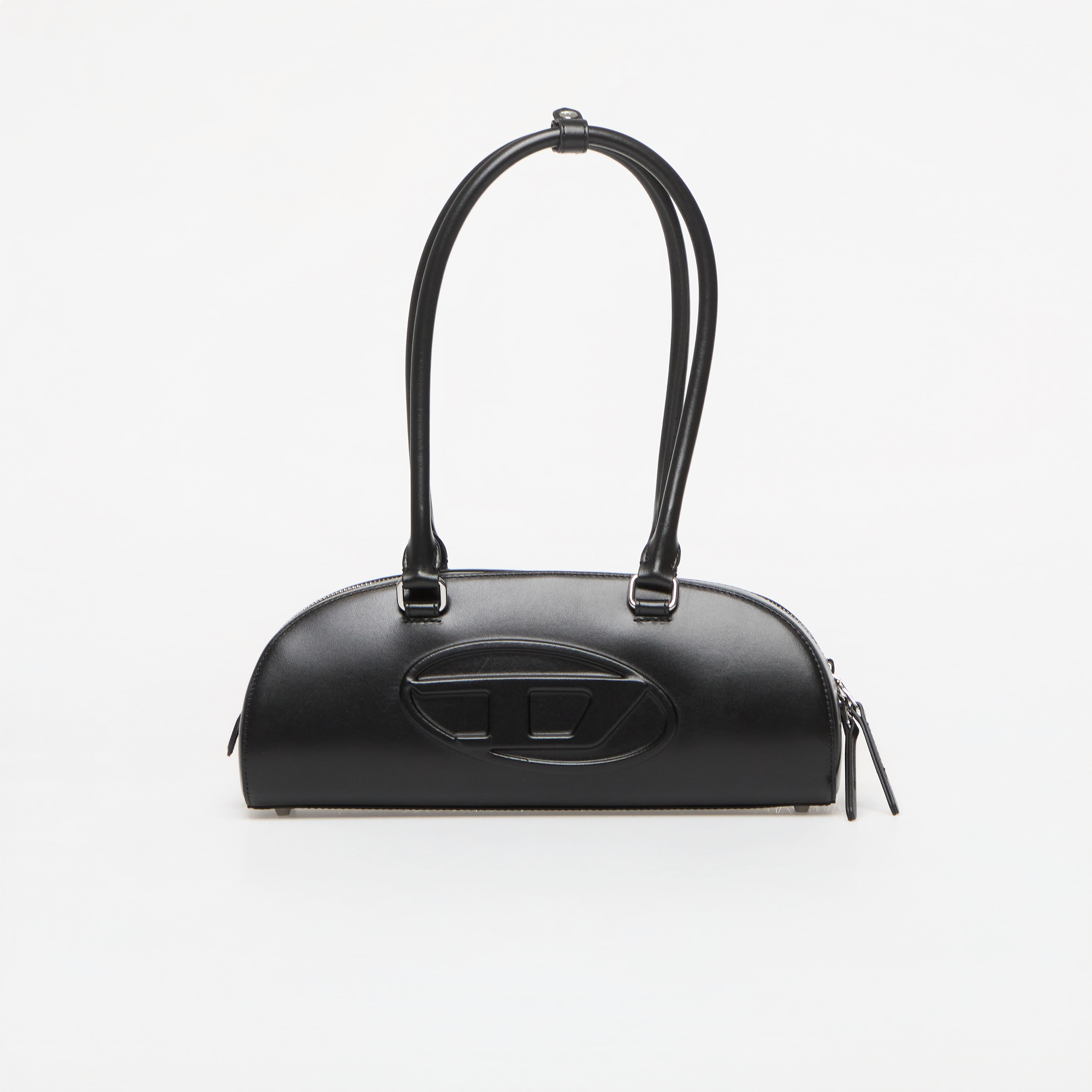 Handbag Diesel 1DR Dome - Elongated Bowling Bag Black Universal