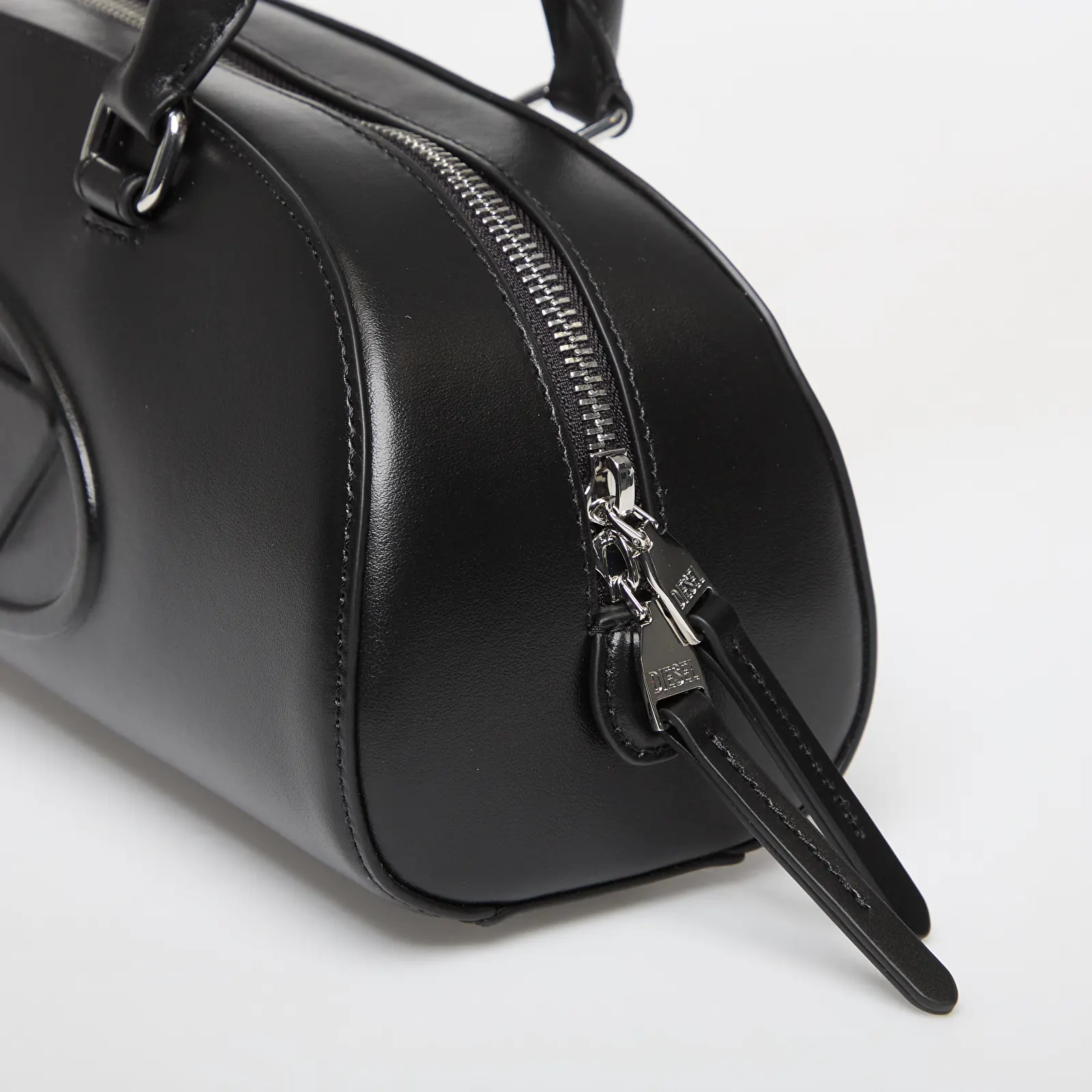 Women's handbags Diesel 1DR Dome - Elongated Bowling Bag Black