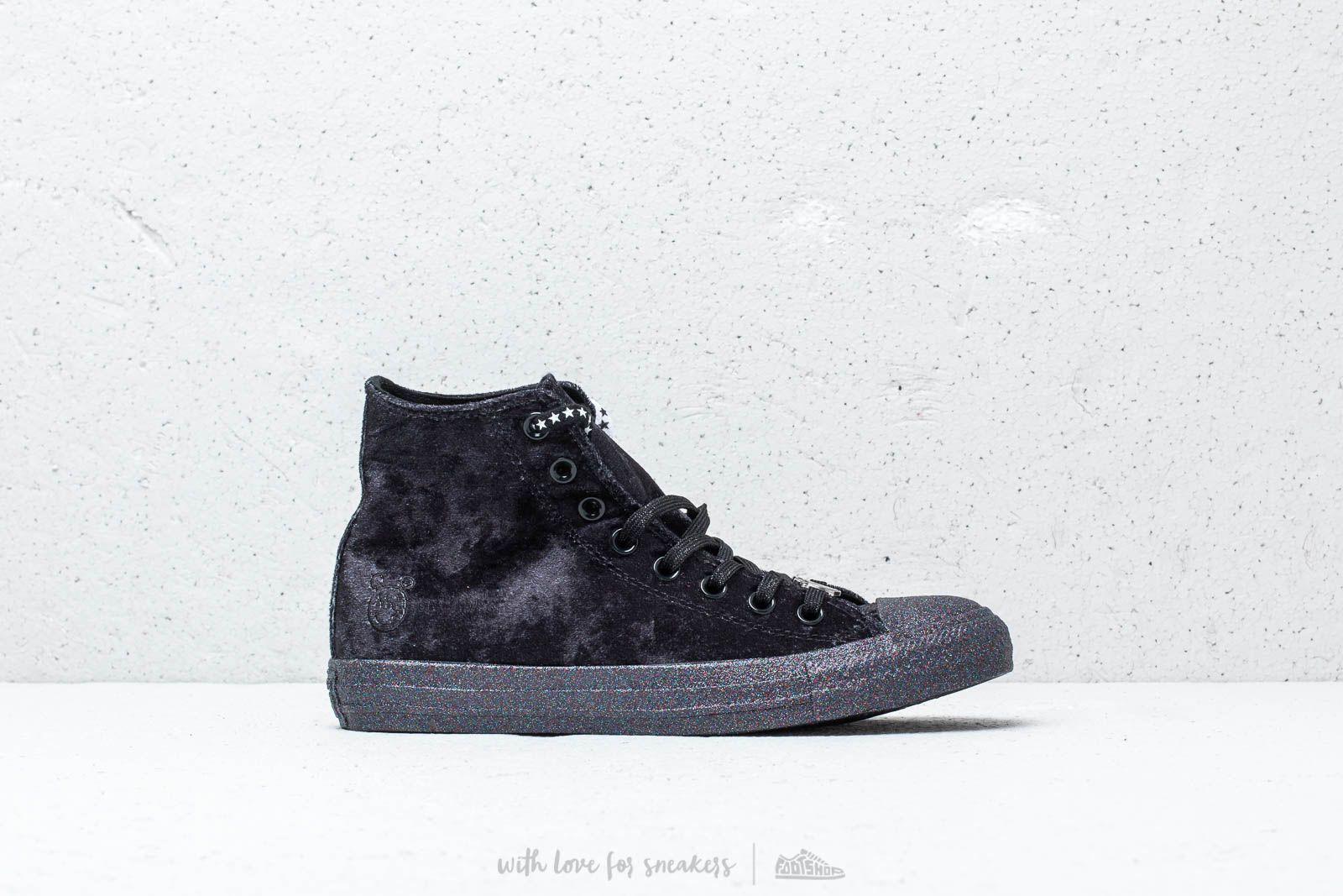 Women s shoes Converse x Miley Cyrus Chuck Taylor All Star Hi Black Silver White Footshop