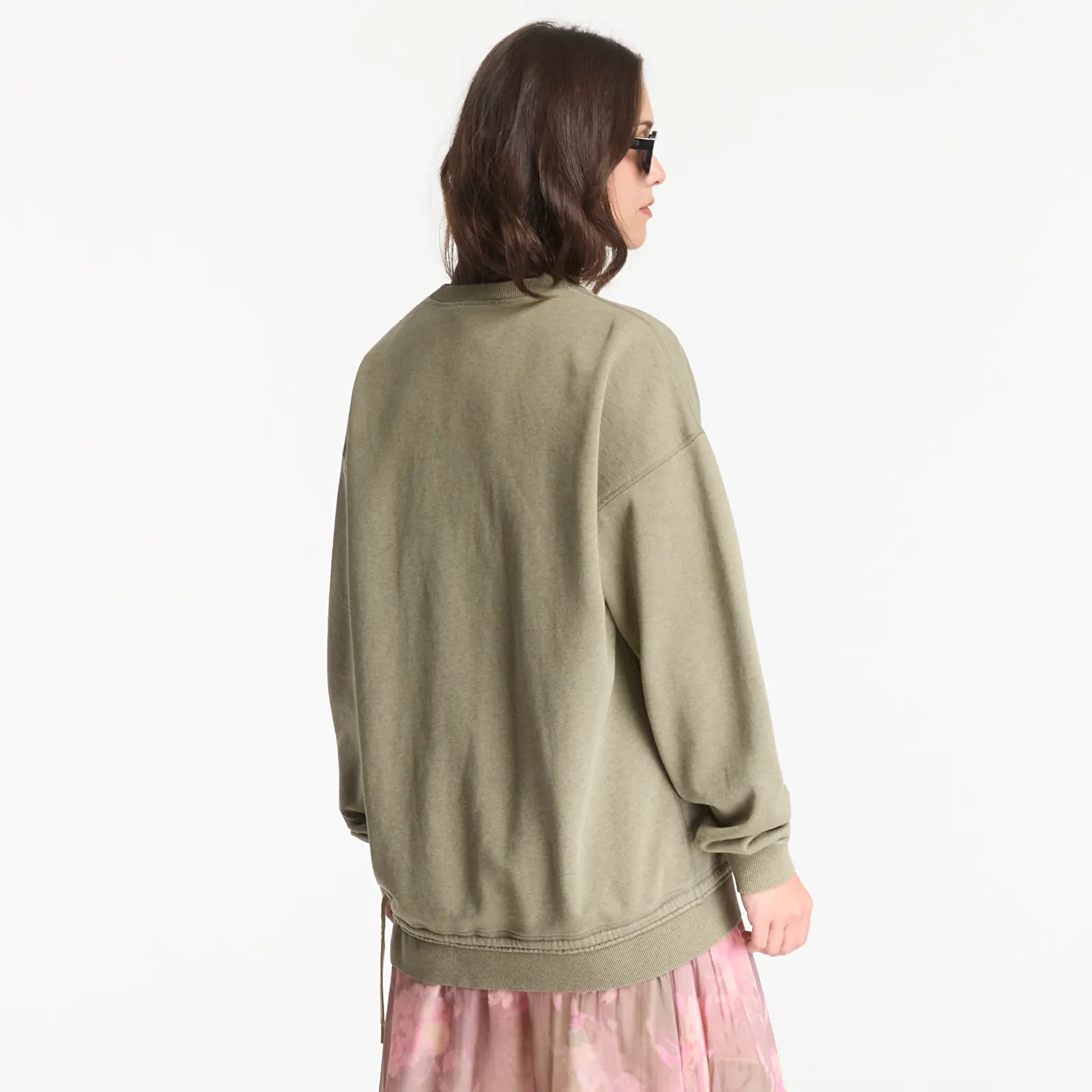 Women's dresses Diesel D-Orely Sweatshirt Dress Green