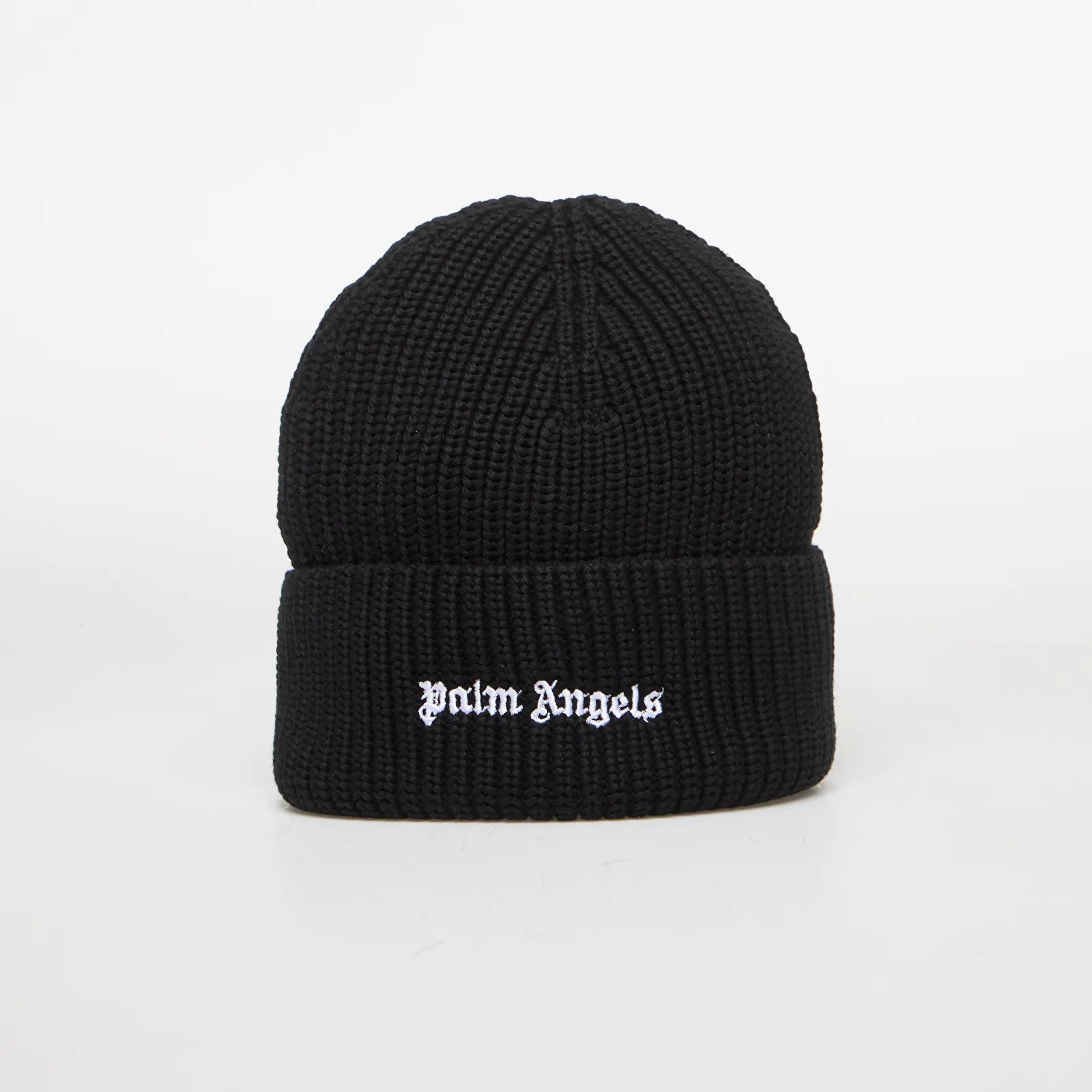 Čepice Palm Angels Classic Logo Beanie Black/ Off White
