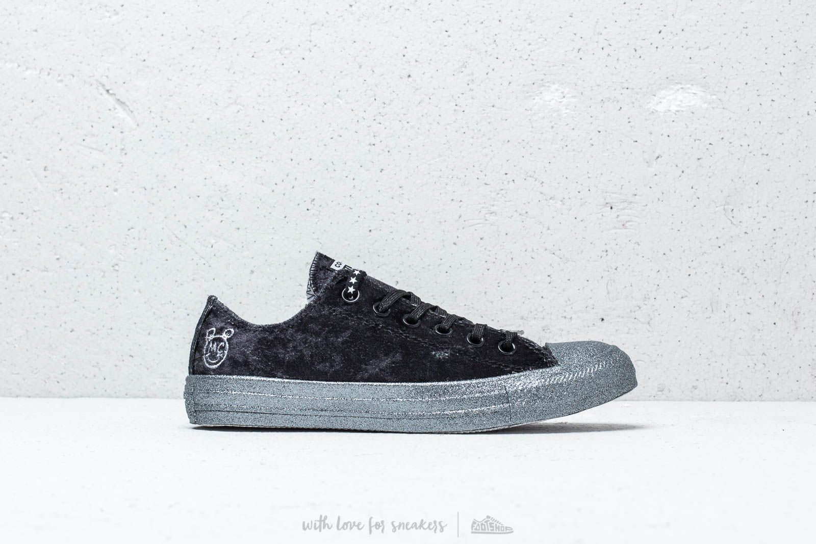 Scarpe donna Converse x Miley Cyrus Chuck Taylor All Star Ox Black/ Silver/ White