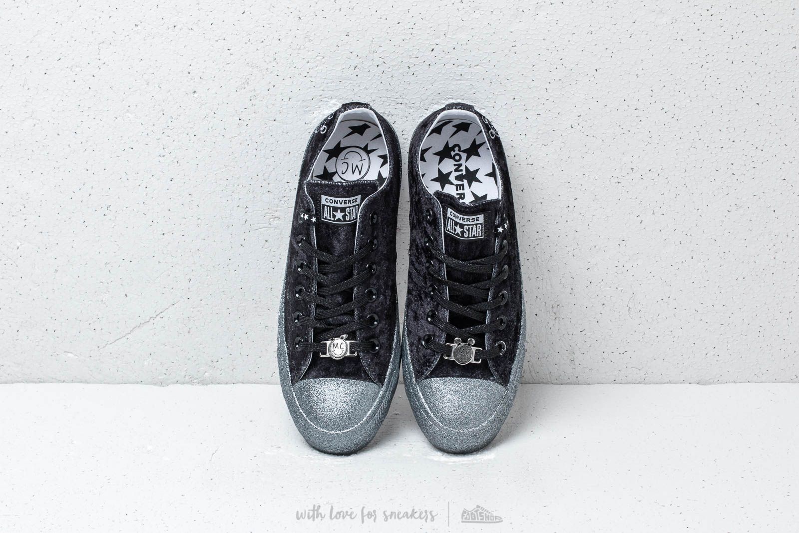 Scarpe donna Converse x Miley Cyrus Chuck Taylor All Star Ox Black/ Silver/ White