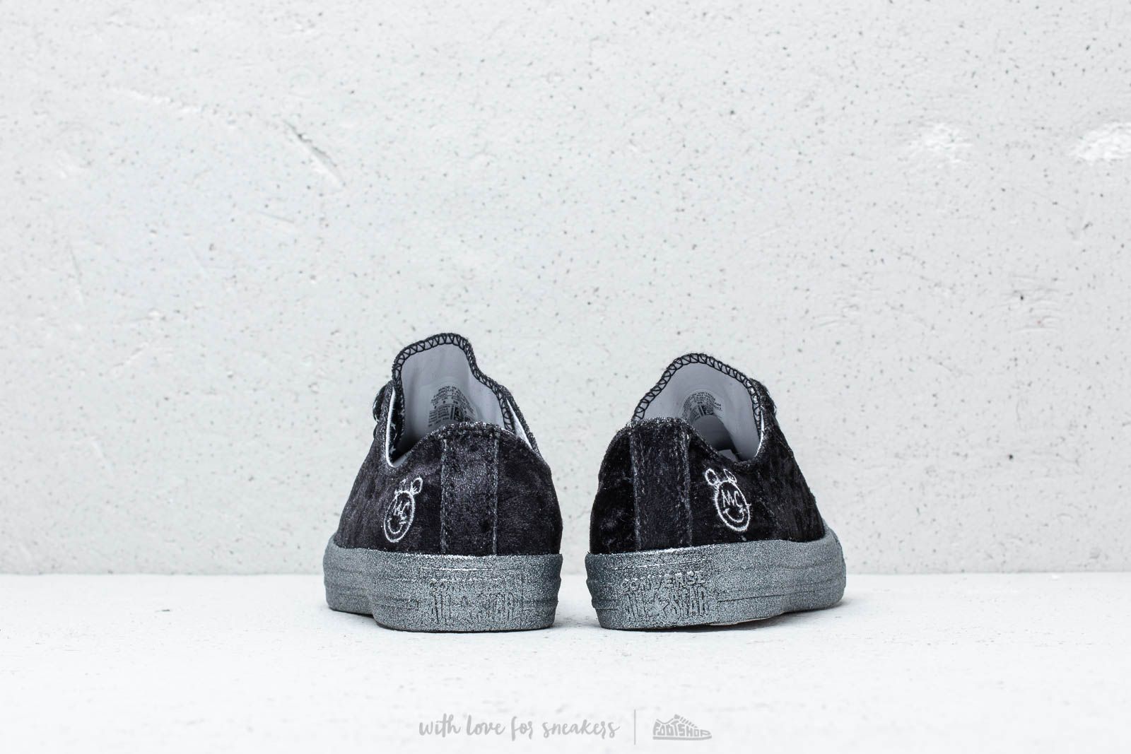 Scarpe donna Converse x Miley Cyrus Chuck Taylor All Star Ox Black/ Silver/ White