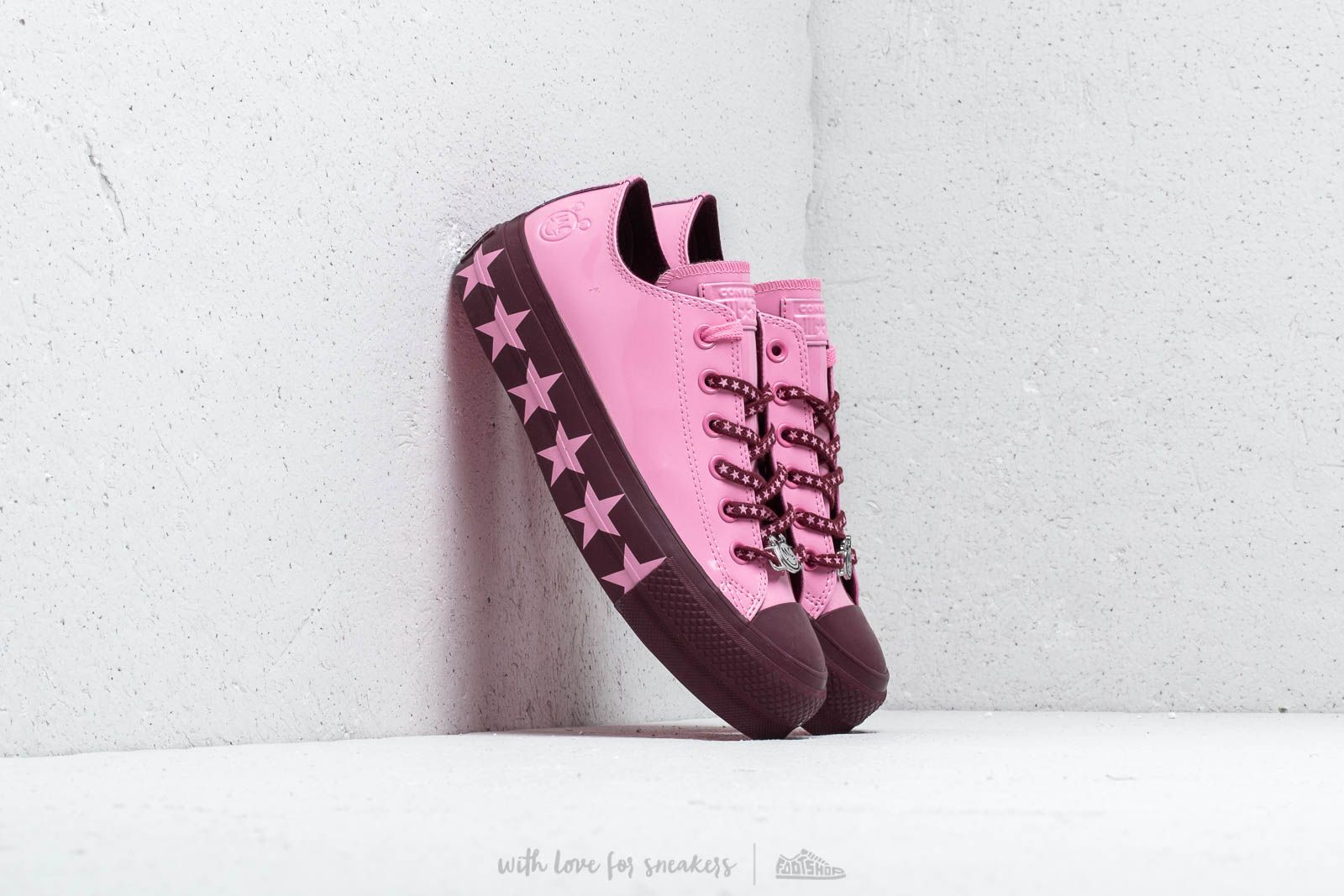 Women's shoes Converse x Miley Cyrus Chuck Taylor All Star Lift Ox Pink/ Dark Burgundy/ Pink