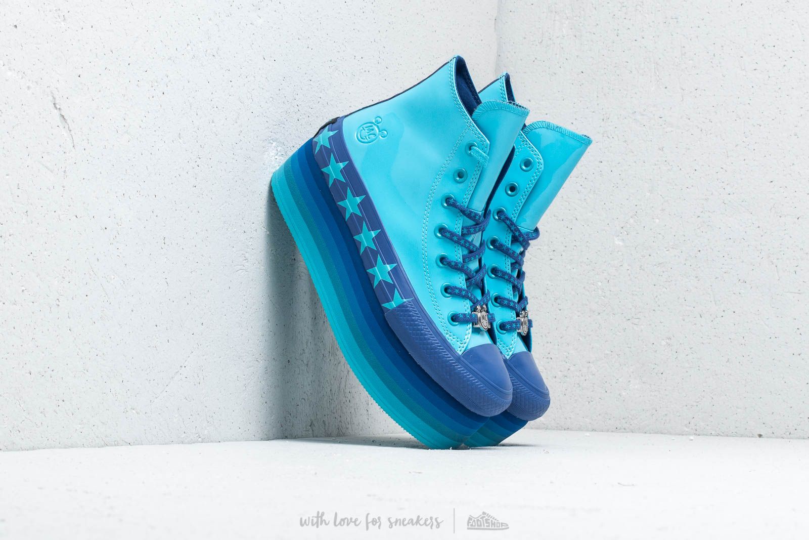 Zapatillas mujer Converse x Miley Cyrus Chuck Taylor All Star Platform Hi Gnarly Blue Blue Gnarly Blue Footshop