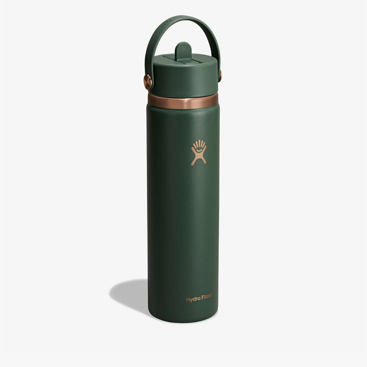 Sticlă Hydro Flask 710 ml Wide Flex Straw Cap Forest Green Arc 710 ml