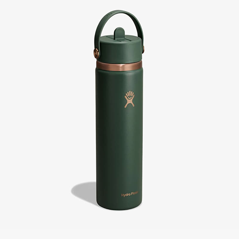 Botella Hydro Flask 710 ml Wide Flex Straw Cap Forest Green Arc