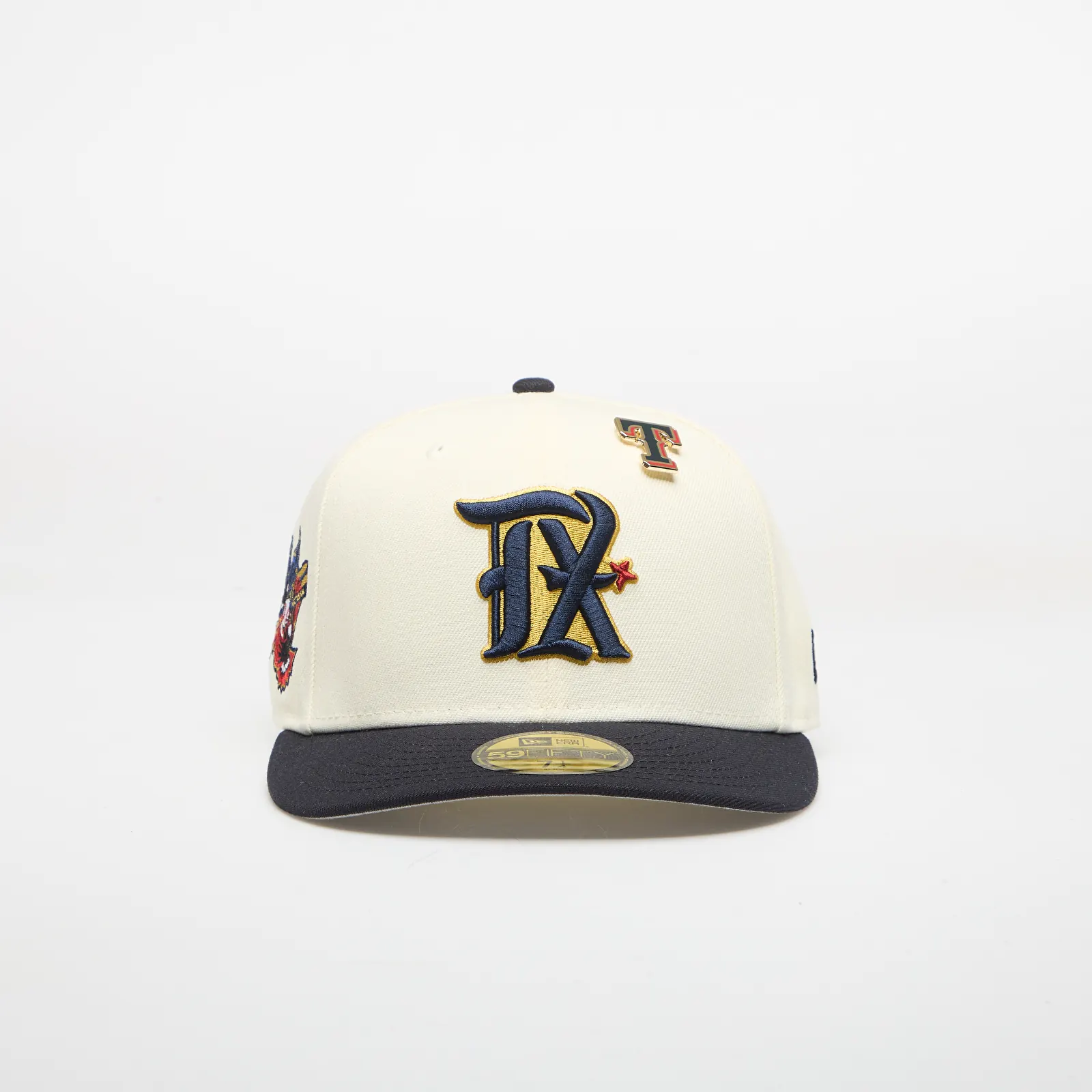 Pánské kšiltovky New Era 59FIFTY MLB Pin Texas Rangers Navy/ White