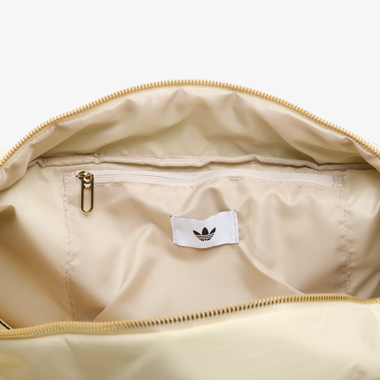 Tašky cez rameno adidas OG Sport Duffel Bag Medium Warm Vanilla/ Night Indigo/ Gold Met.