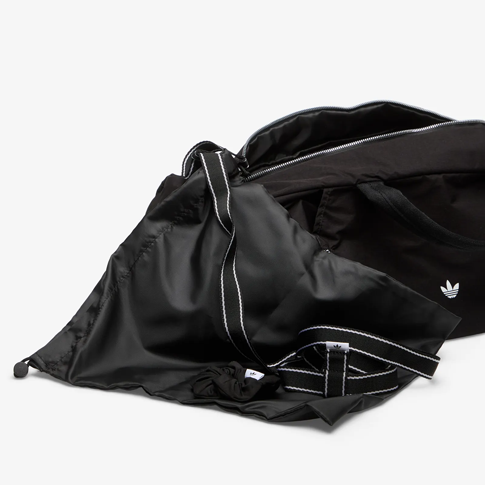 Crossbody bags adidas OG Sport Duffel Bag Medium Black/ White/ Silver Met.