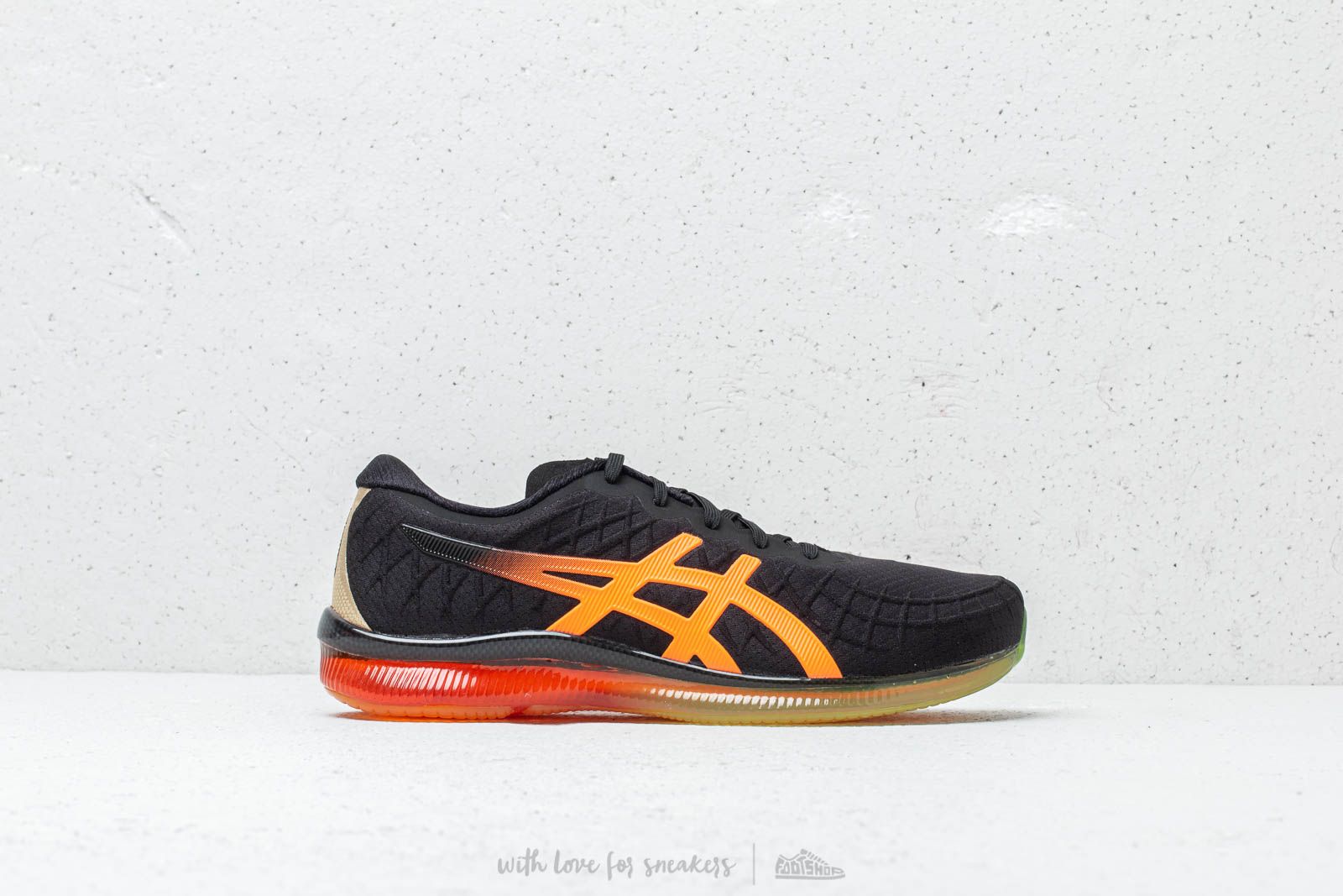 Herren Sneaker und Schuhe Asics Gel Quantum Infinity Black Shocking Orange Footshop