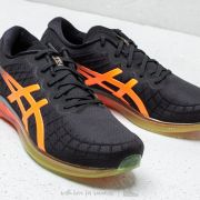 Asics men's gel quantum infinity running shoes - black/orange top