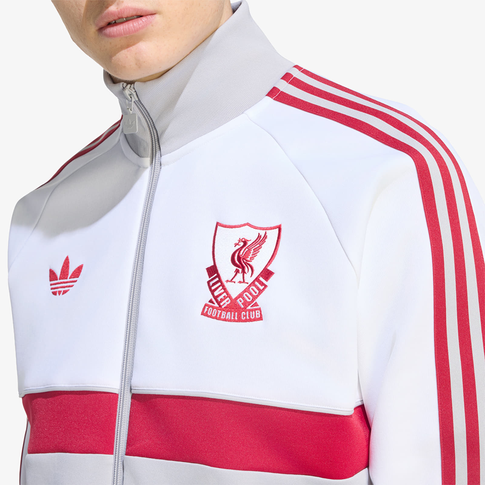 Jackets adidas Liverpool FC Originals Track Top White/ Grey Two