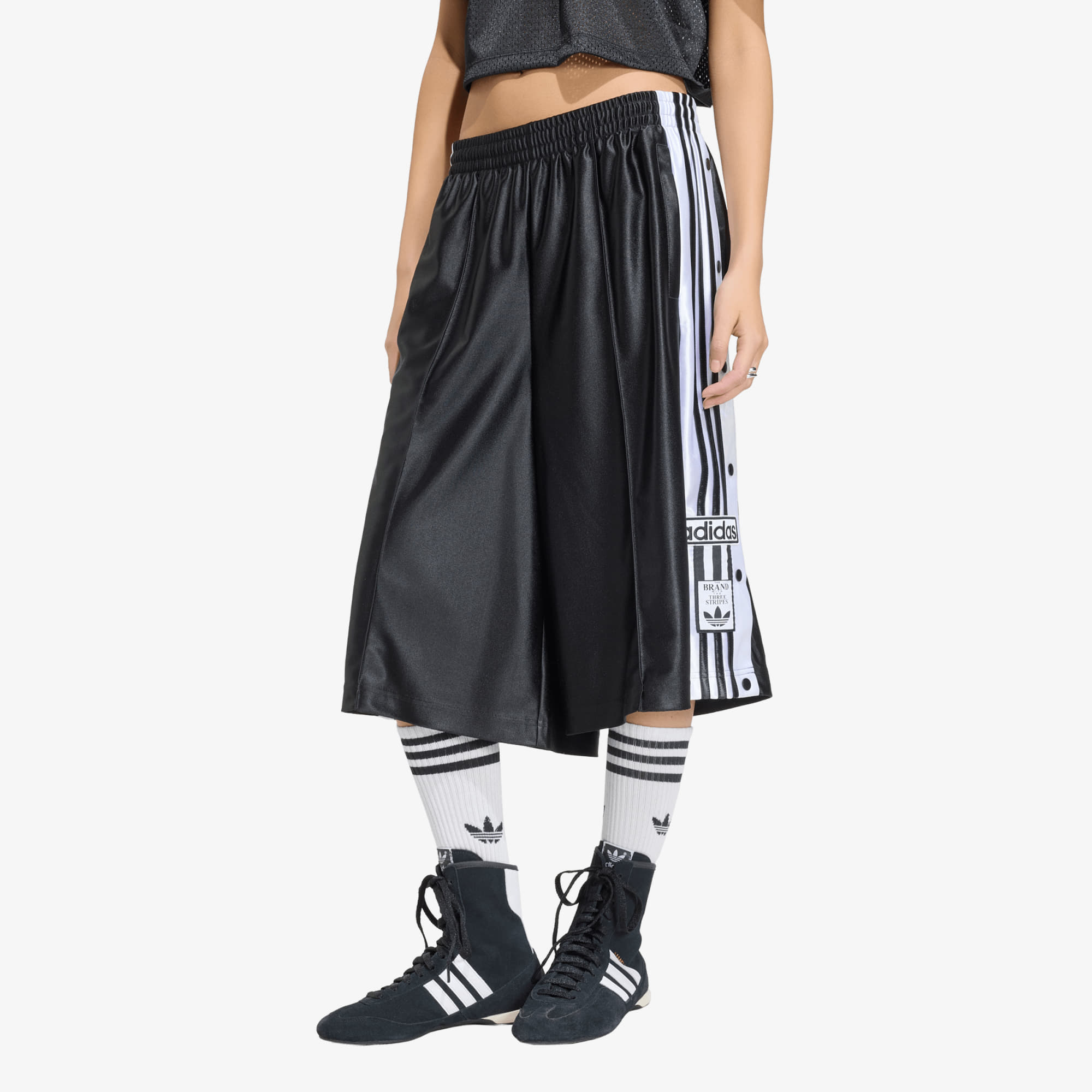 Pantaloni scurți adidas Adibreak Elongated Shorts Black/ White L
