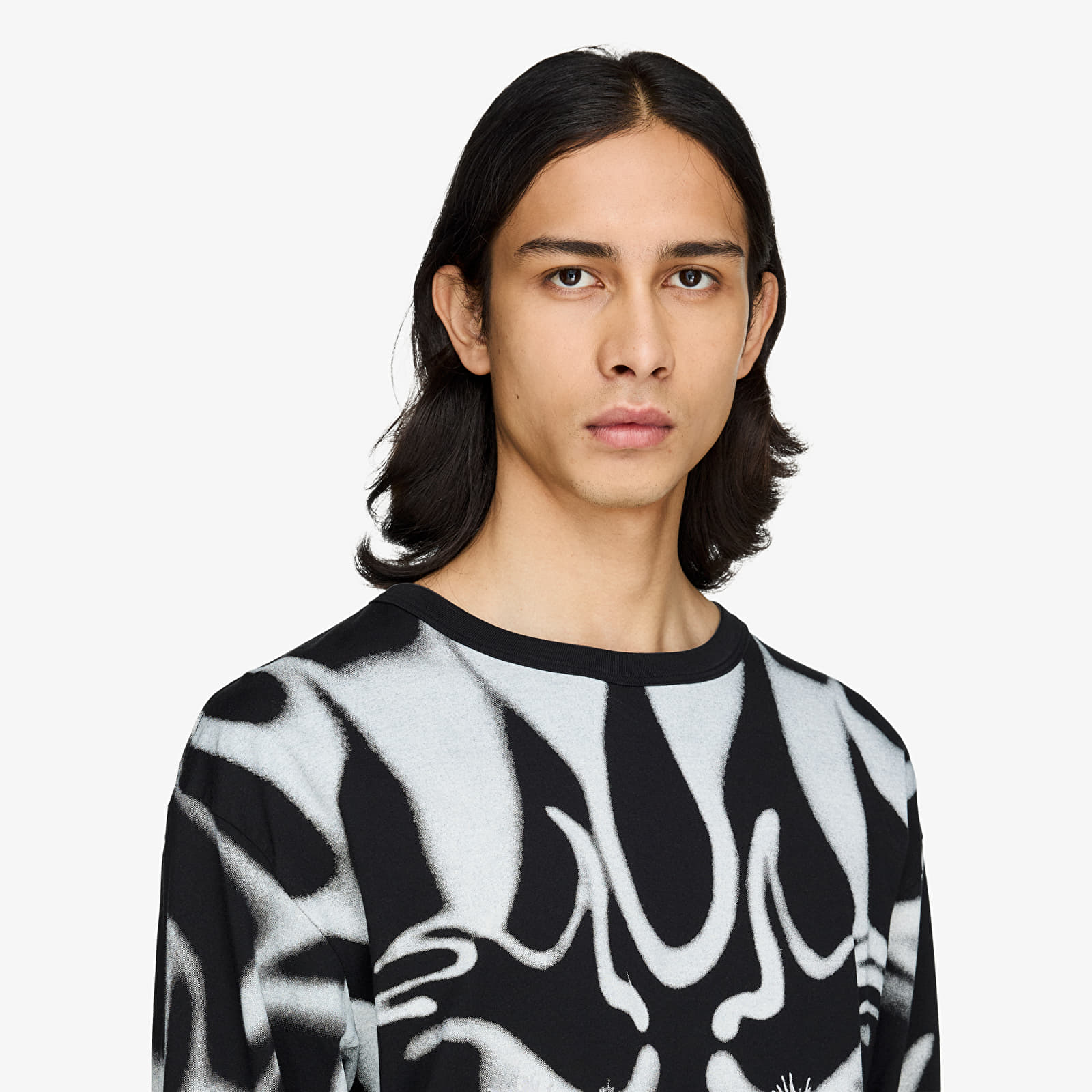 Marškinėliai Y-3 Chito Graphic Long Sleeve Tee UNISEX Black
