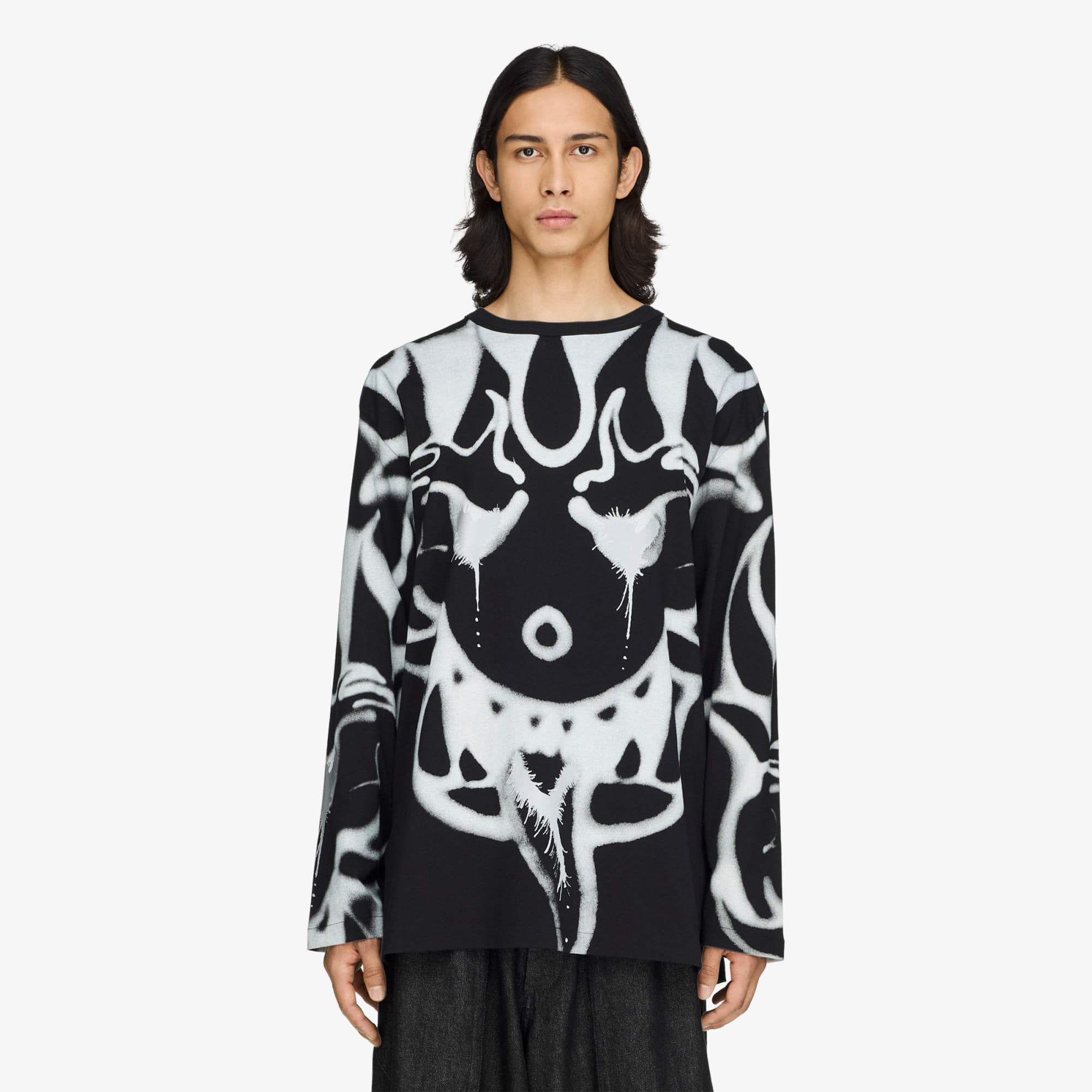 Тениска Y-3 Chito Graphic Long Sleeve Tee UNISEX Black L