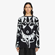 Y-3 Chito Graphic Long Sleeve Tee UNISEX Black