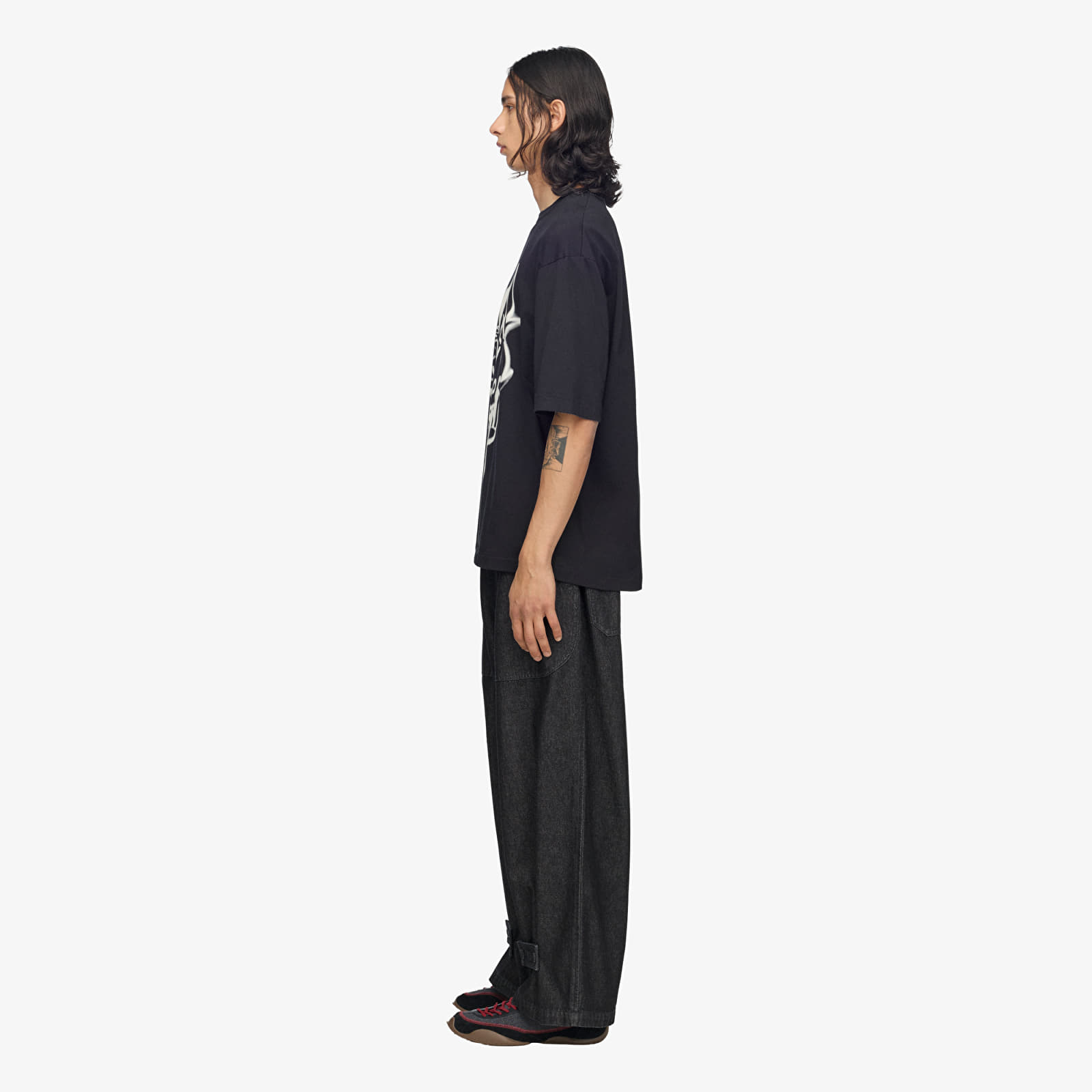Marškinėliai Y-3 Chito Graphic Short Sleeve Tee Black