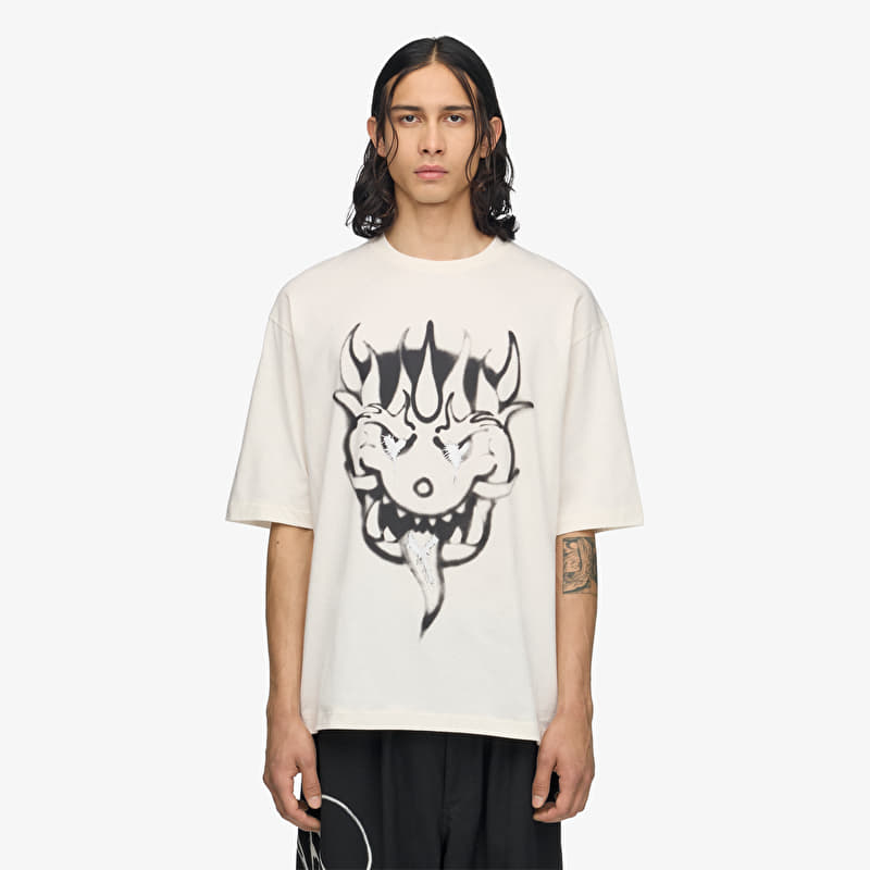 Marškinėliai Y-3 Chito Graphic Short Sleeve Tee Chalk White