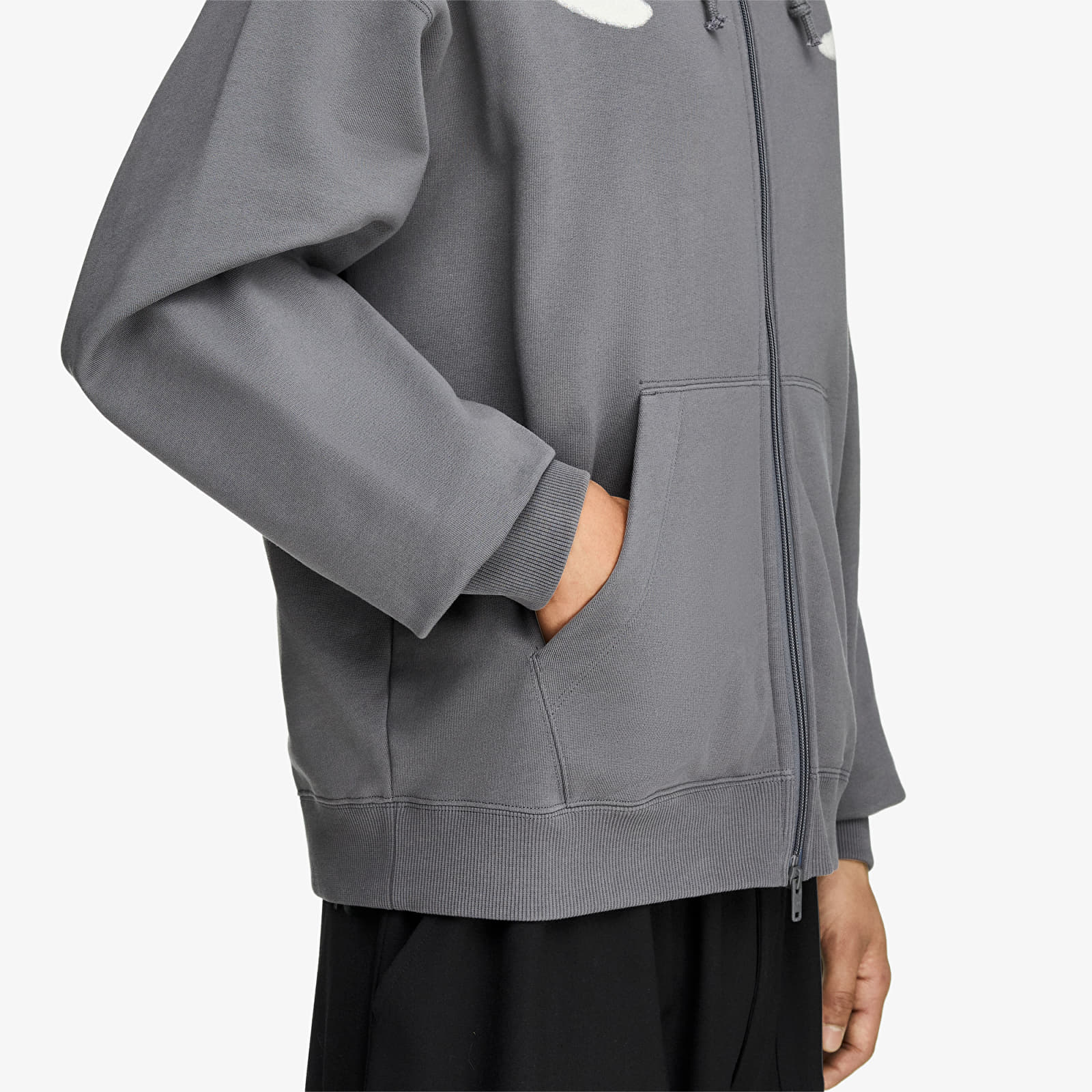 Sweatjacken und Sweatshirts Y-3 Chito Graphic French Terry Zip Hoodie UNISEX Grey Five
