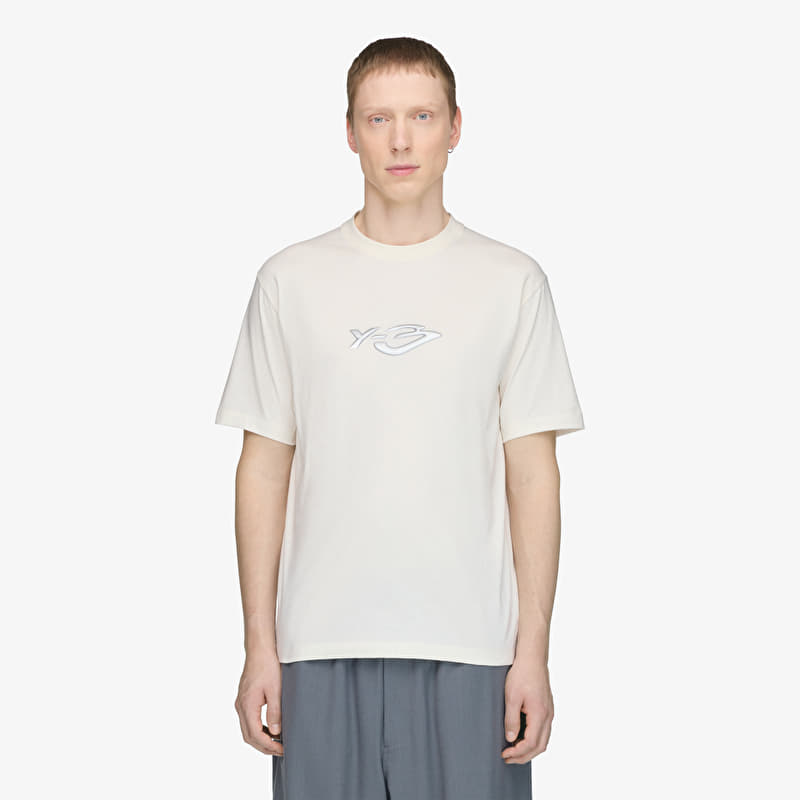 Y-3 Liquid Logo Short Sleeve Tee UNISEX Chalk White