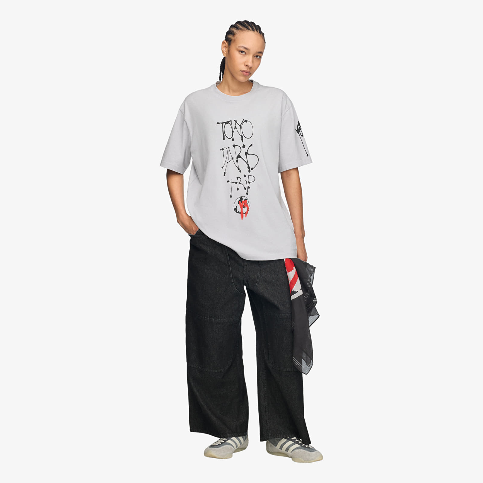 T-shirts  Y-3 Chito City Graphic Short Sleeve Tee UNISEX Lgh Solid Grey