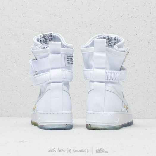 Men s shoes Nike SF Air Force 1 LNY QS White White Metallic Gold Footshop