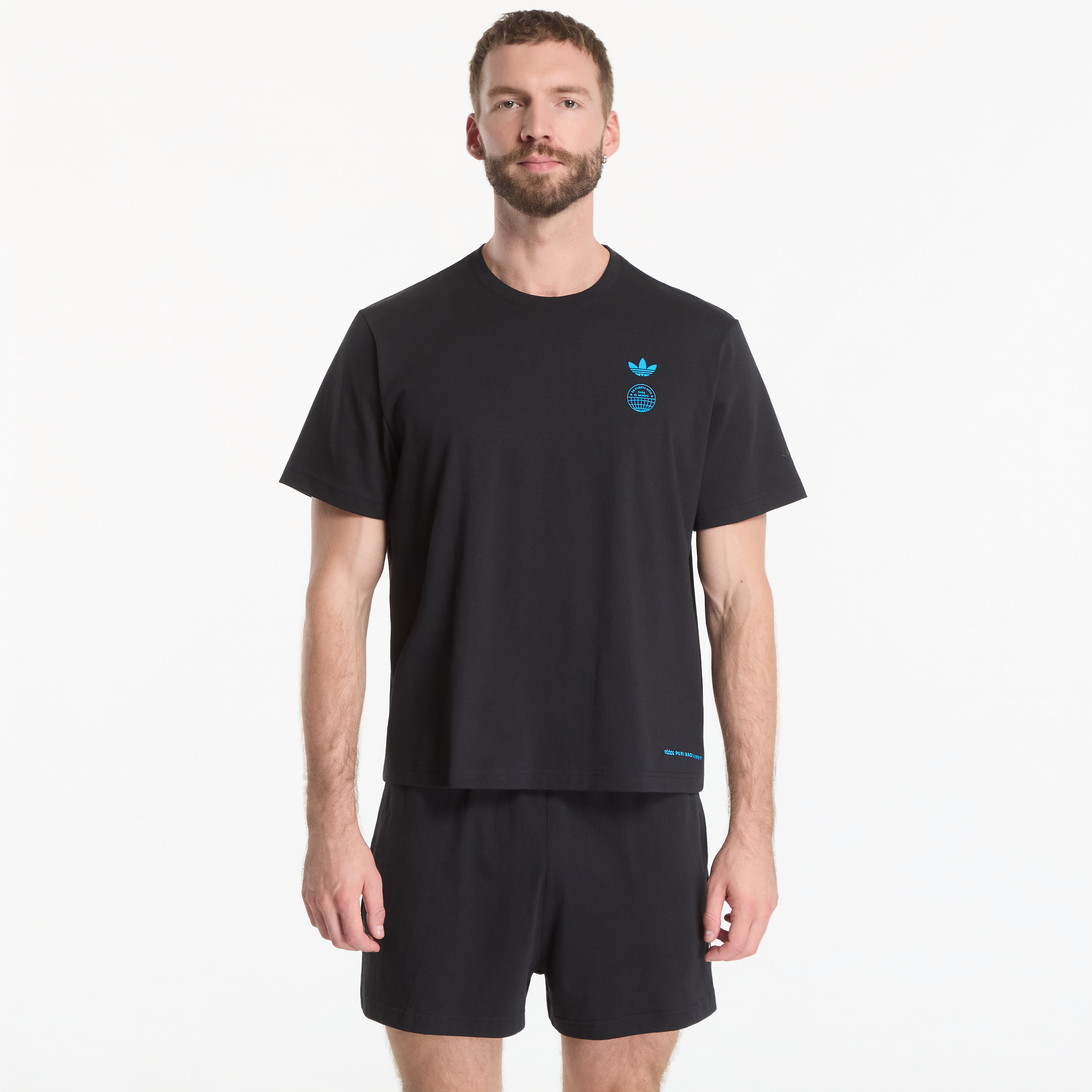 Тениска adidas Dtmf Bad Bunny Heavyweight Merch Tee UNISEX Black XXL
