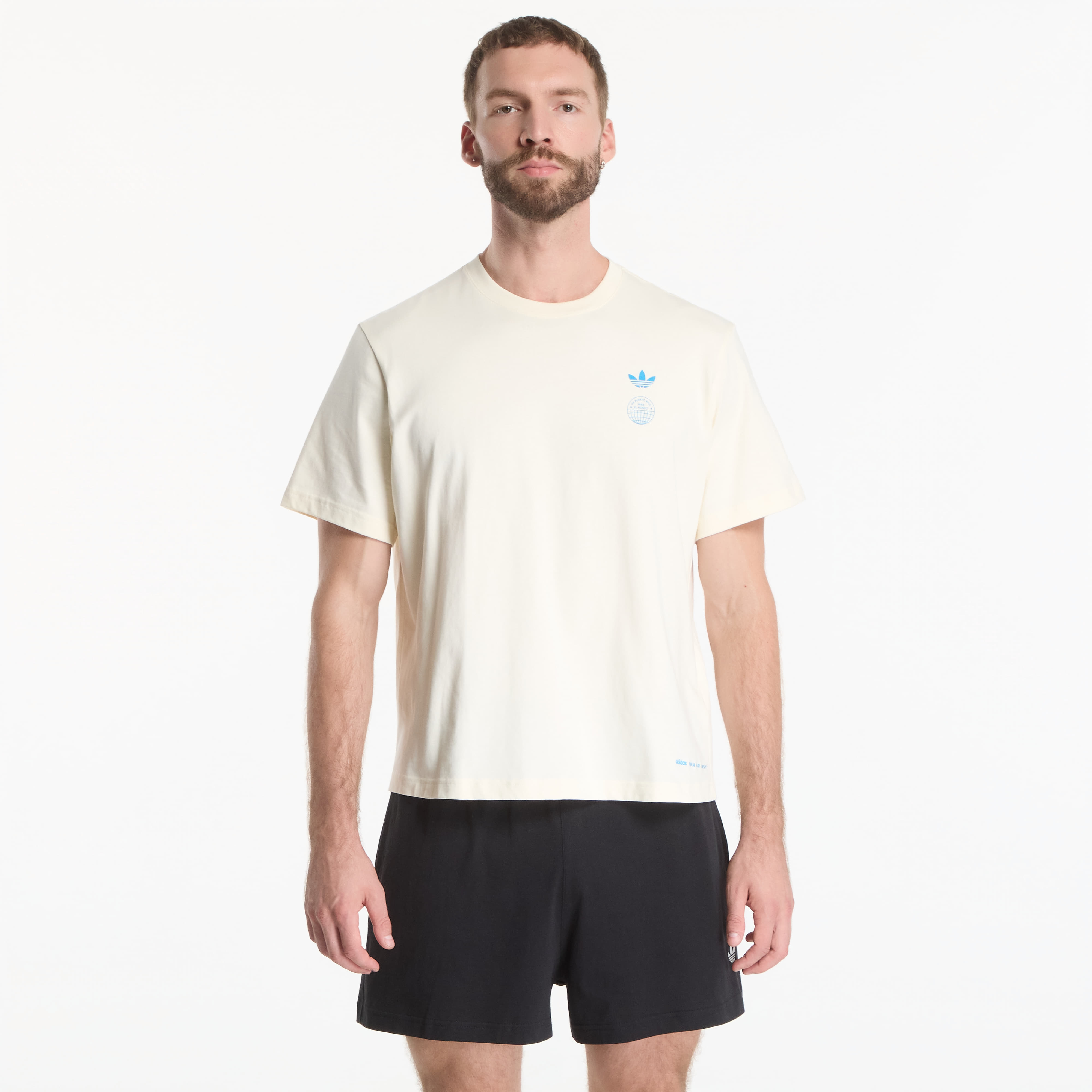 Тениска adidas Dtmf Bad Bunny Heavyweight Merch Tee UNISEX Cream White M