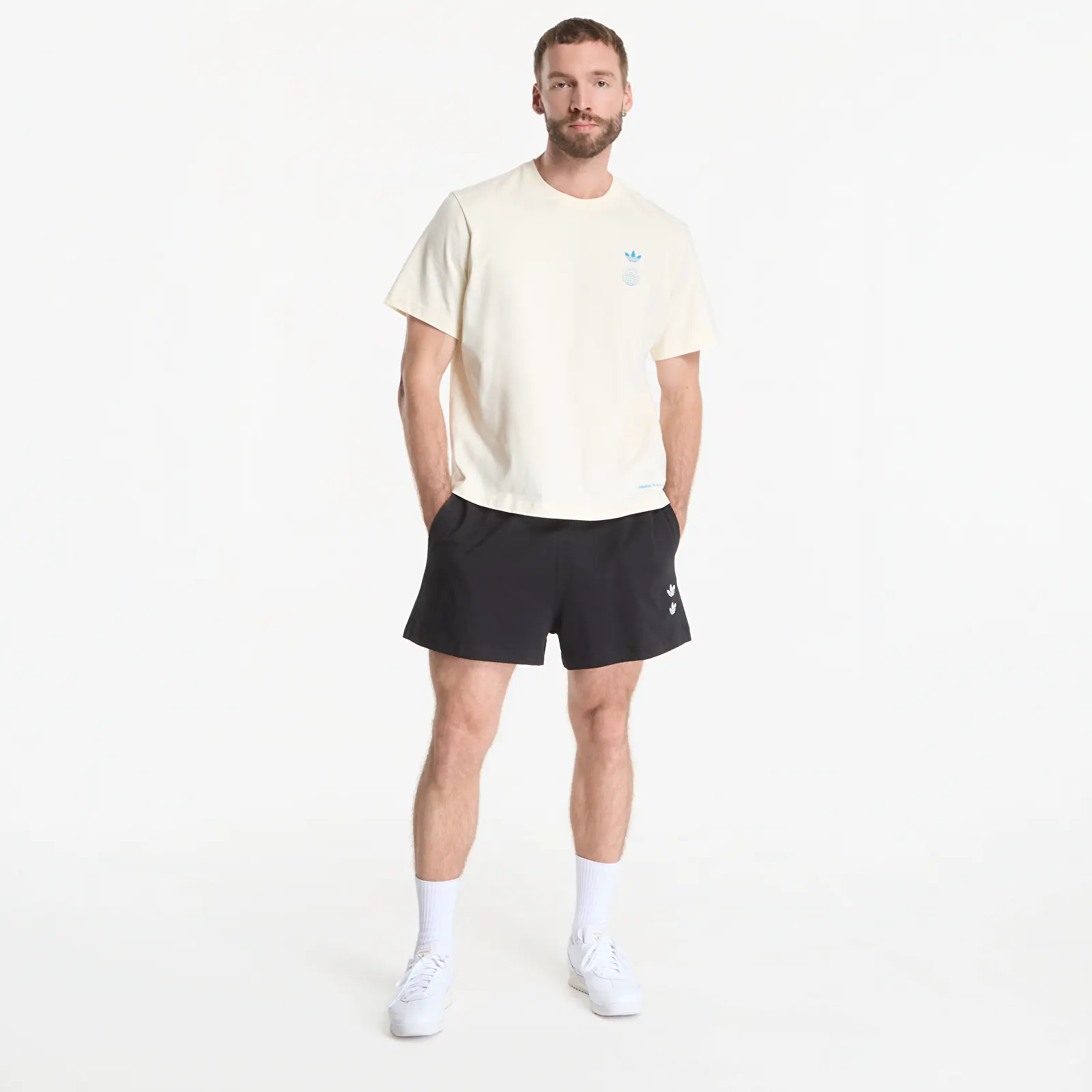 T-särgid adidas Dtmf Bad Bunny Heavyweight Merch Tee UNISEX Cream White
