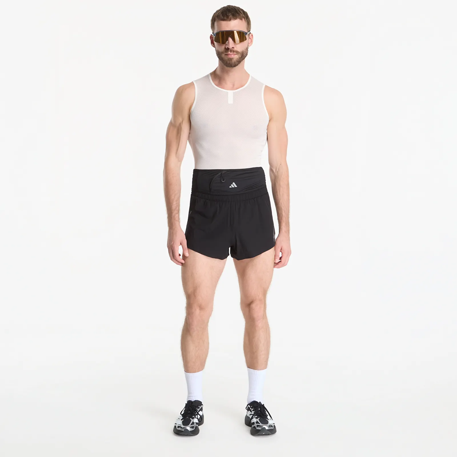 Andra accessoarer adidas Running Multi Pocket Belt Black