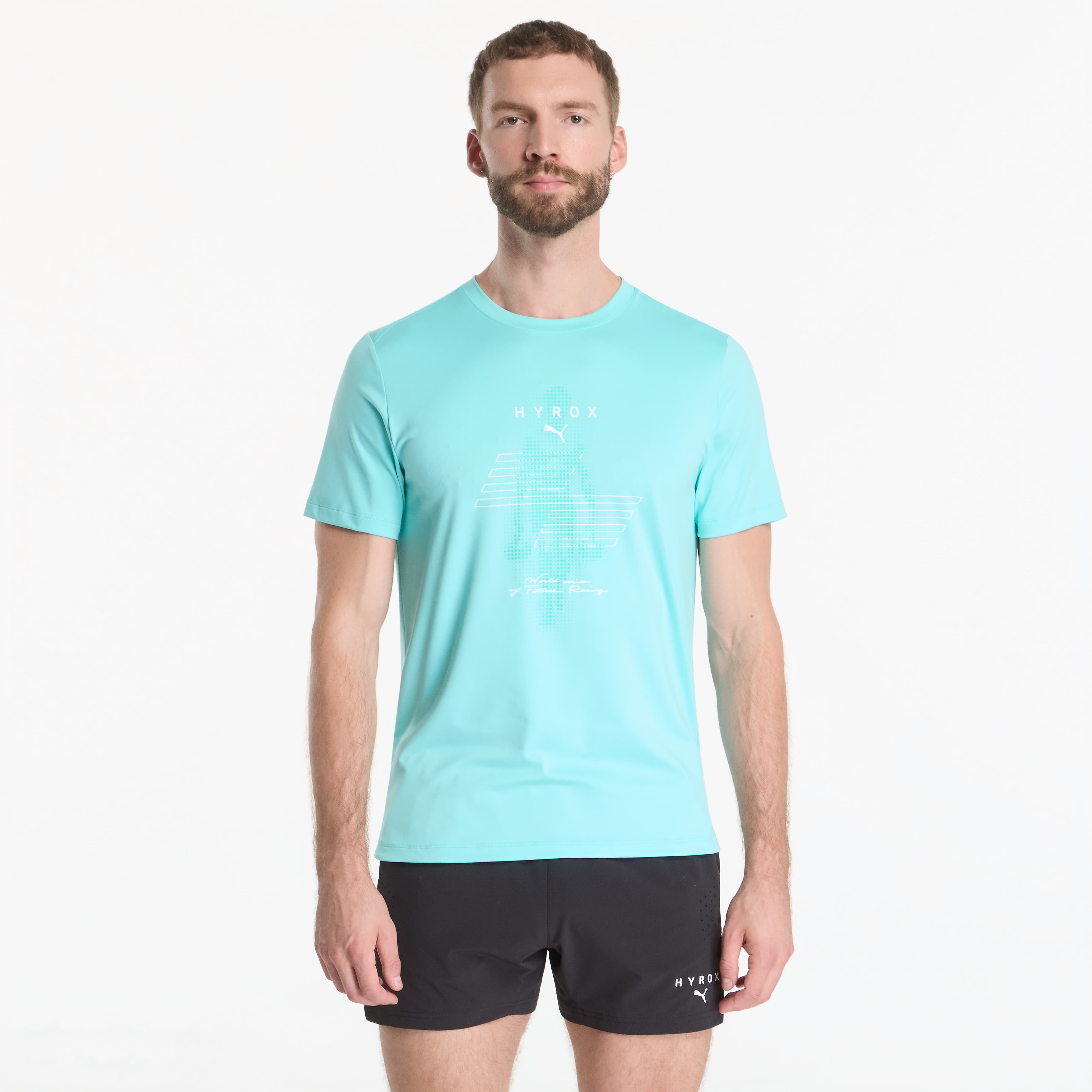Tričko Puma x Hyrox M Cloudspun Thermoadapt Tee Intense Mint S
