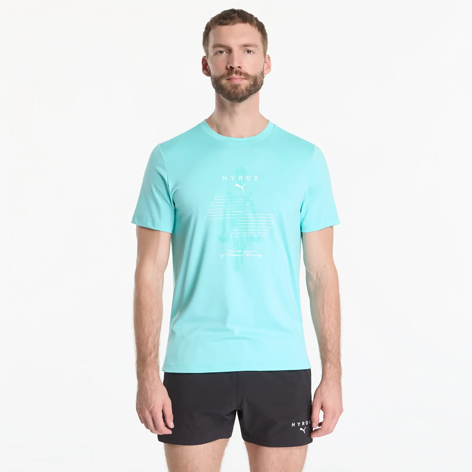 T-paidat Puma x Hyrox M Cloudspun Thermoadapt Tee Intense Mint