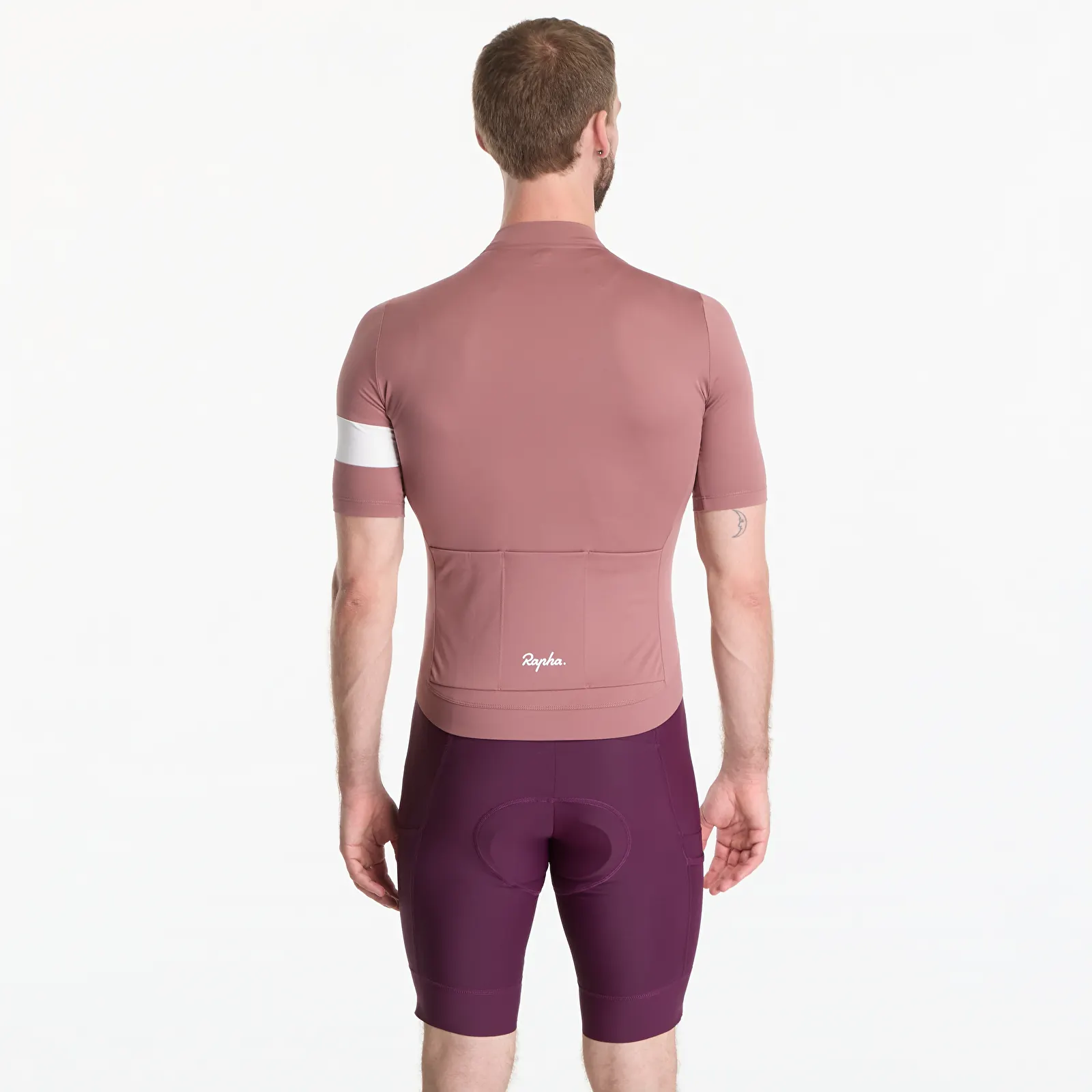 Trikots Rapha Men's Core Jersey Rose Brown/ White