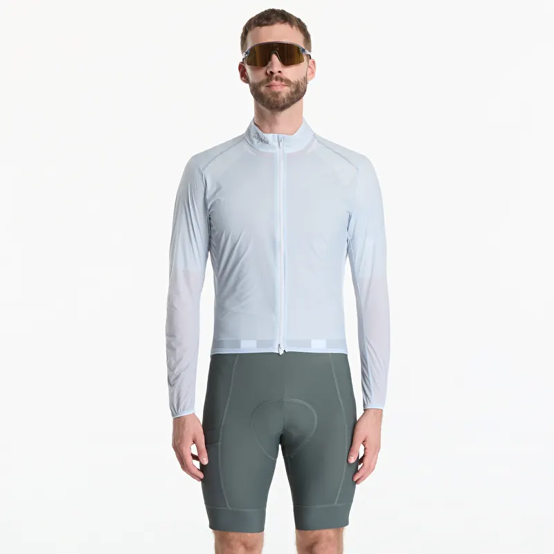 Tuulitakki Rapha Men's Brevet Element Wind Jacket Ice/ Silver
