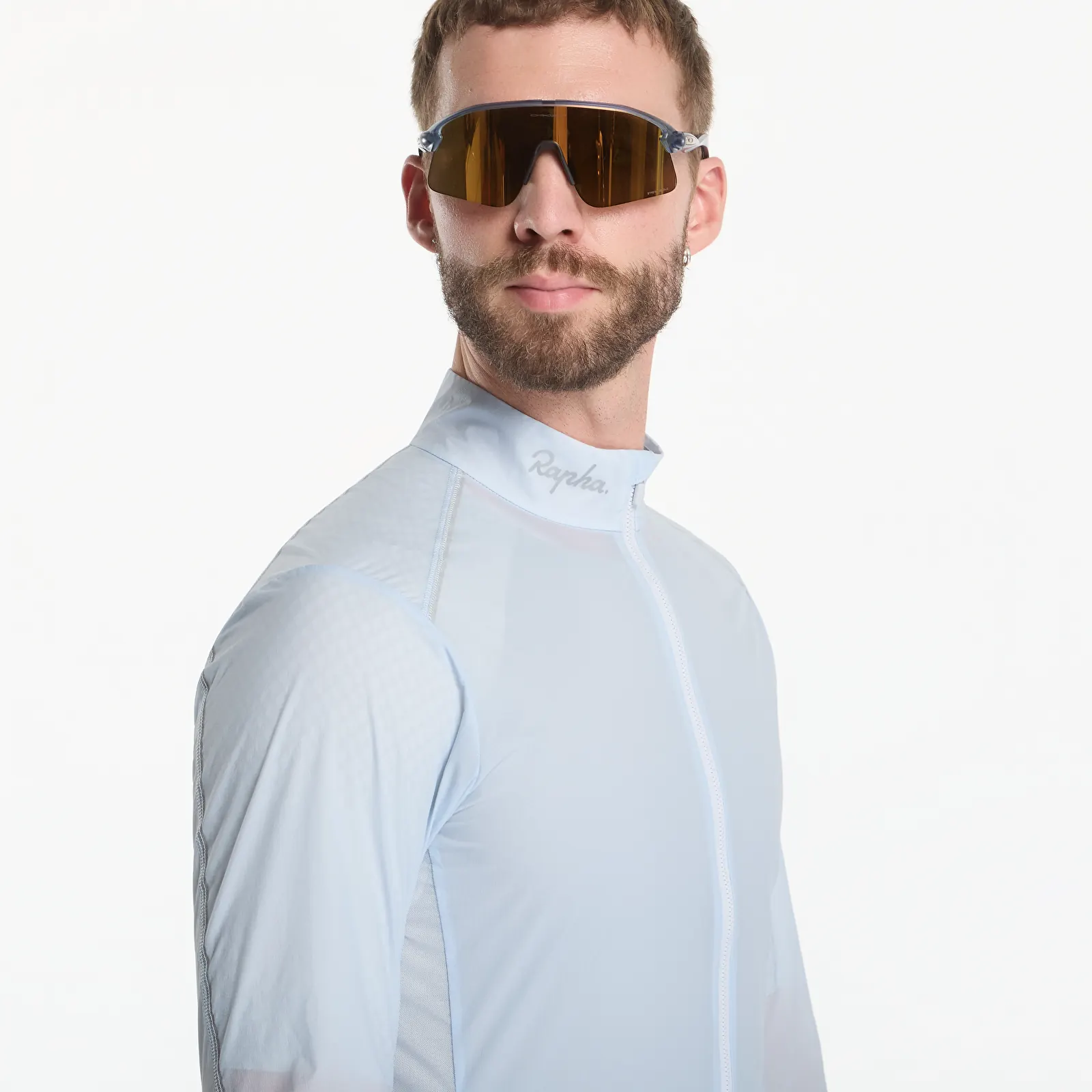 Coach Jackets Rapha Men's Brevet Element Wind Jacket Ice/ Silver