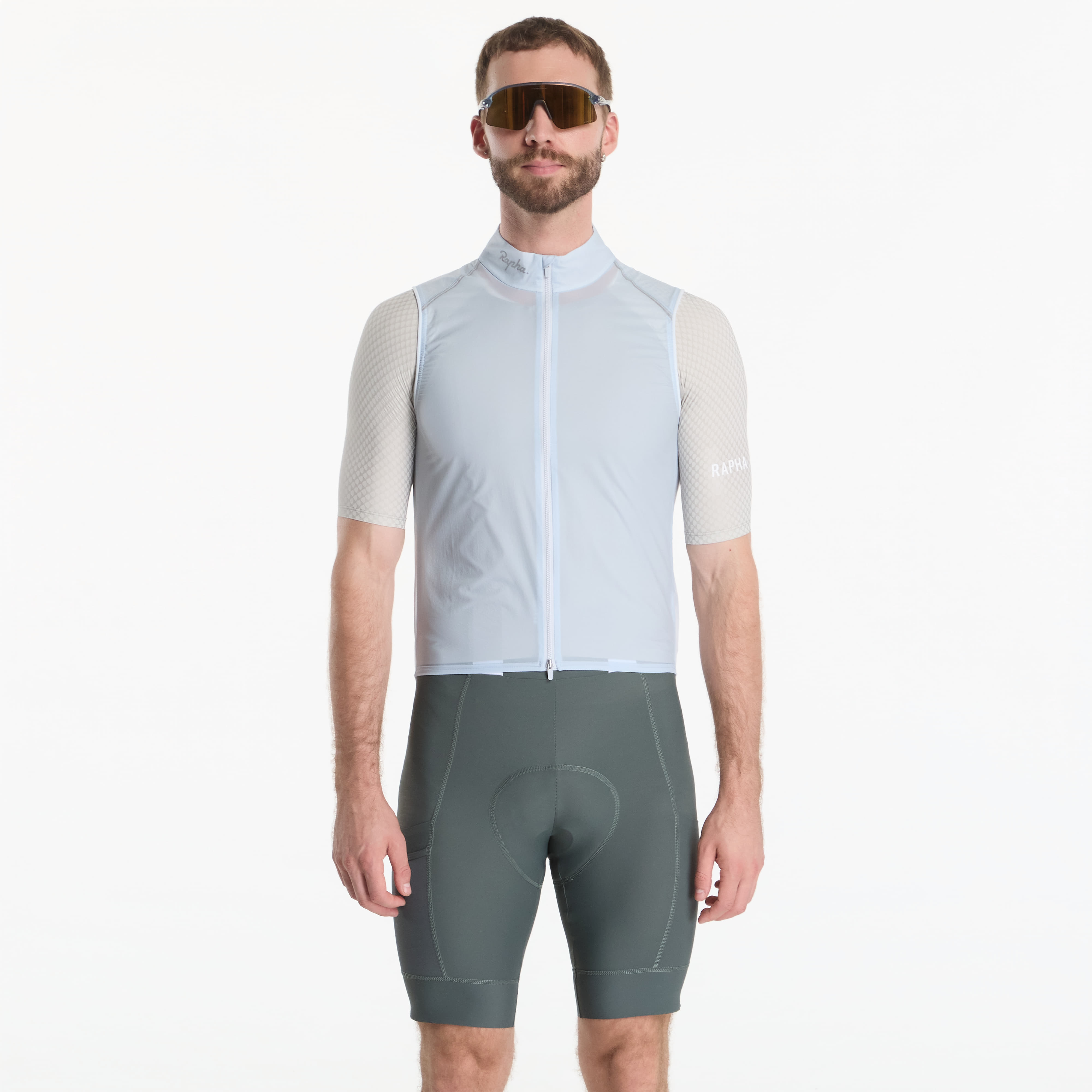 Елек Rapha Men's Brevet Element Wind Gilet Ice/ Silver L