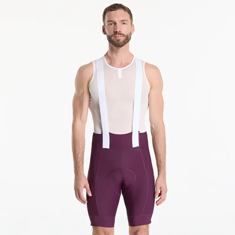 Shortsit Rapha Men's Brevet Element Cargo Bib Shorts Plum/ White