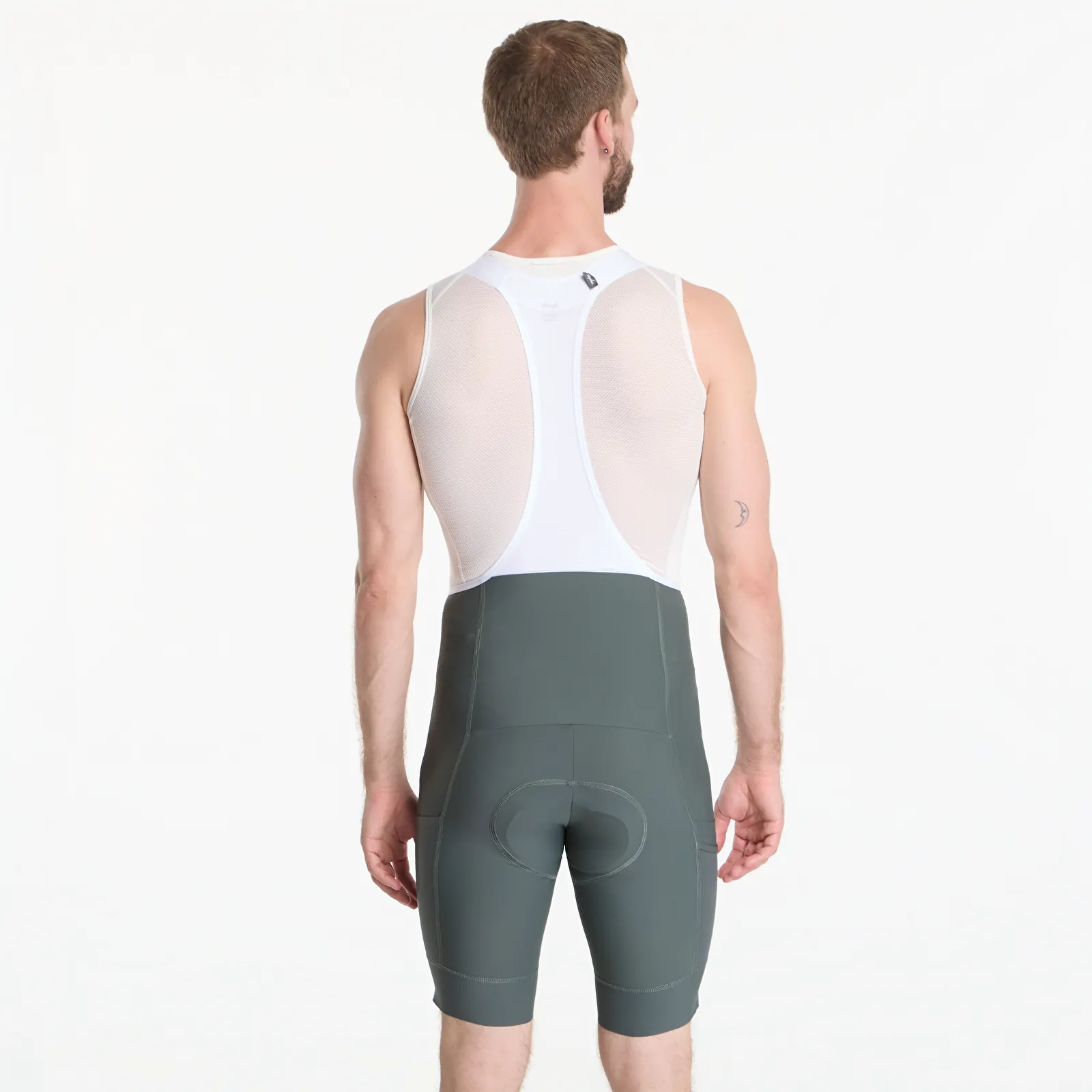 Shortsit Rapha Men's Brevet Element Cargo Bib Shorts Onyx/ White