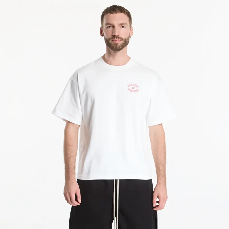 T-Shirt Footshop x Oktagon T-Shirt Saw White