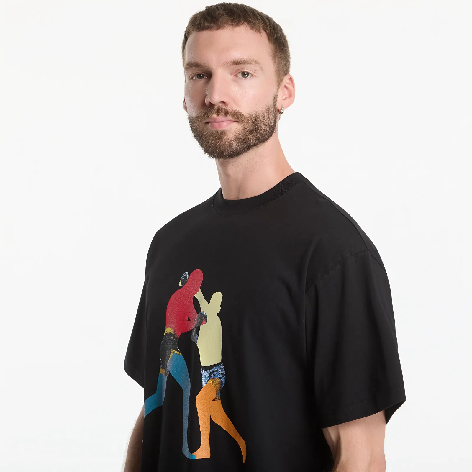 T-Shirts Footshop x Oktagon T-Shirt Fighters Black