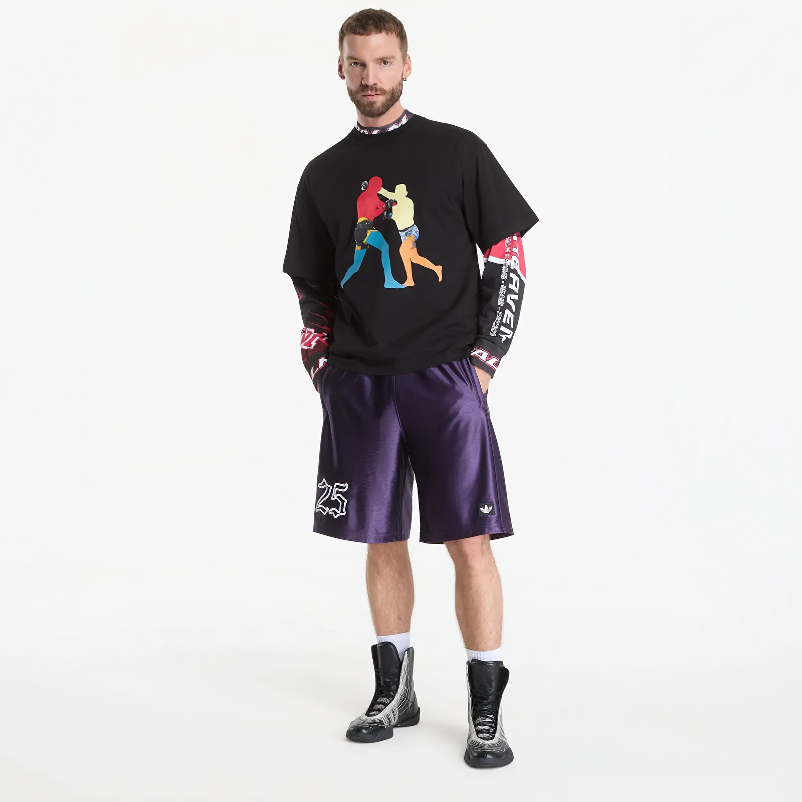 T-Shirts Footshop x Oktagon T-Shirt Fighters Black