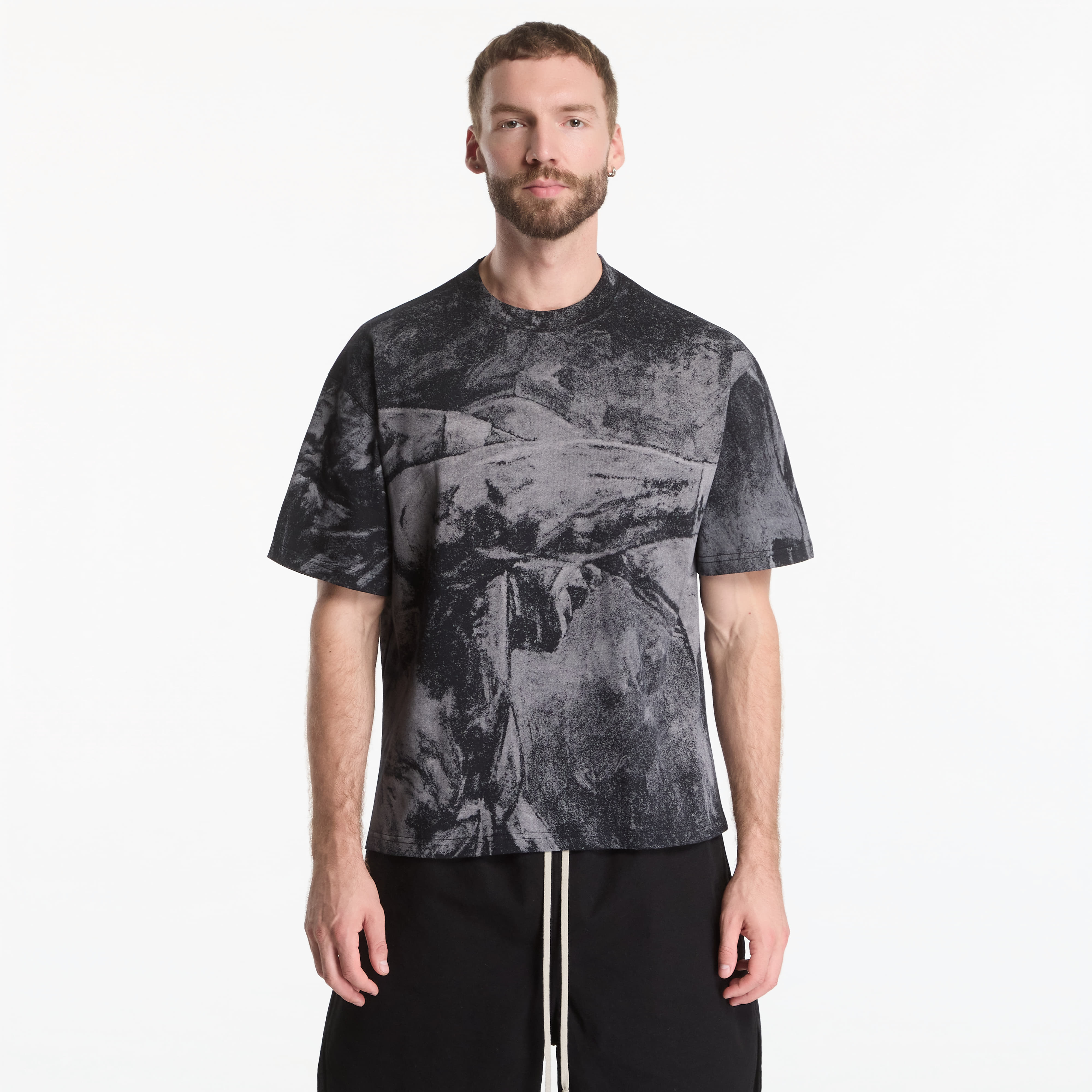 Тениска Footshop x Oktagon Heavy Tee Black XL